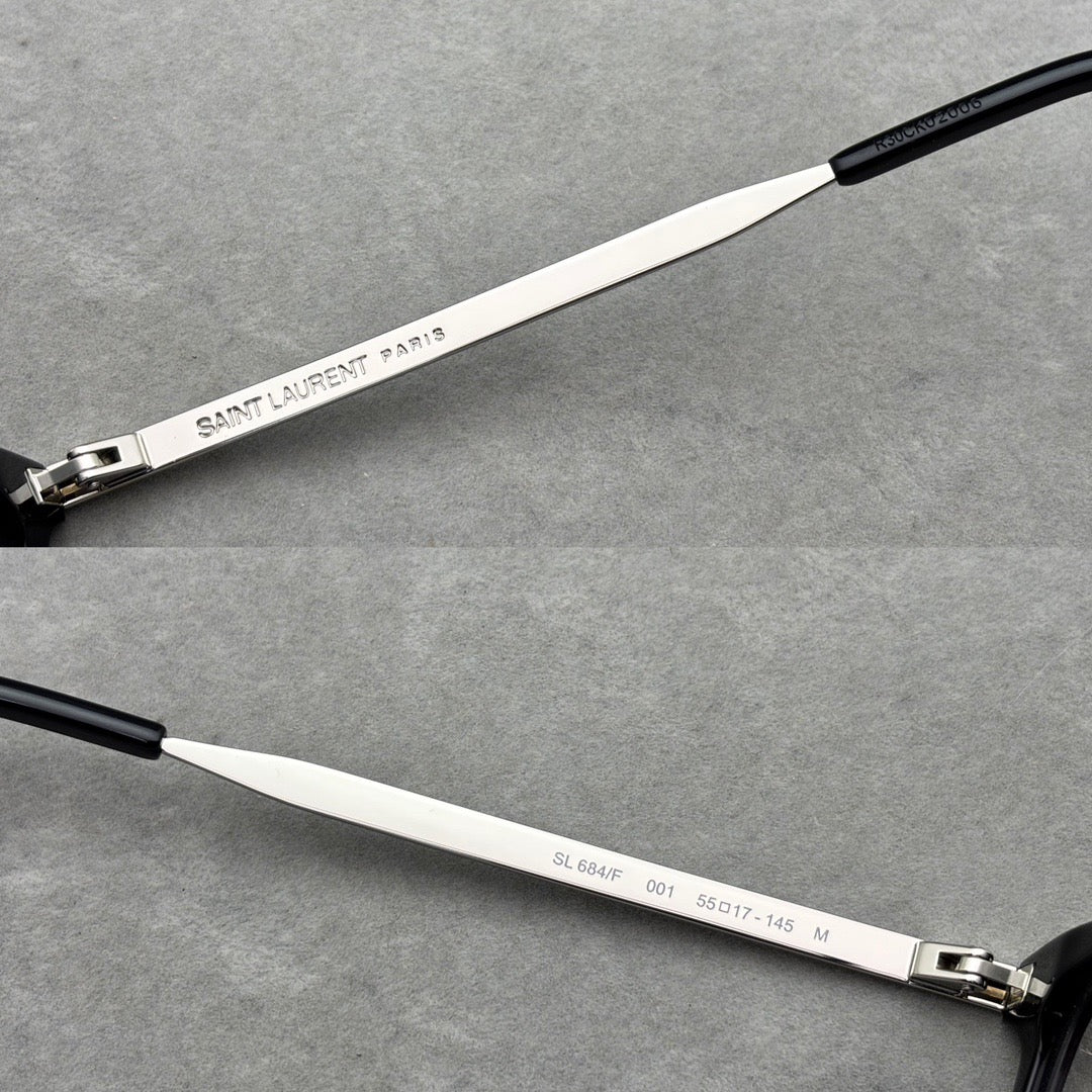 Inspired Saint Laurent SL684/F – Oversized Square Eyeglasses (1:1 Mirror Quality)