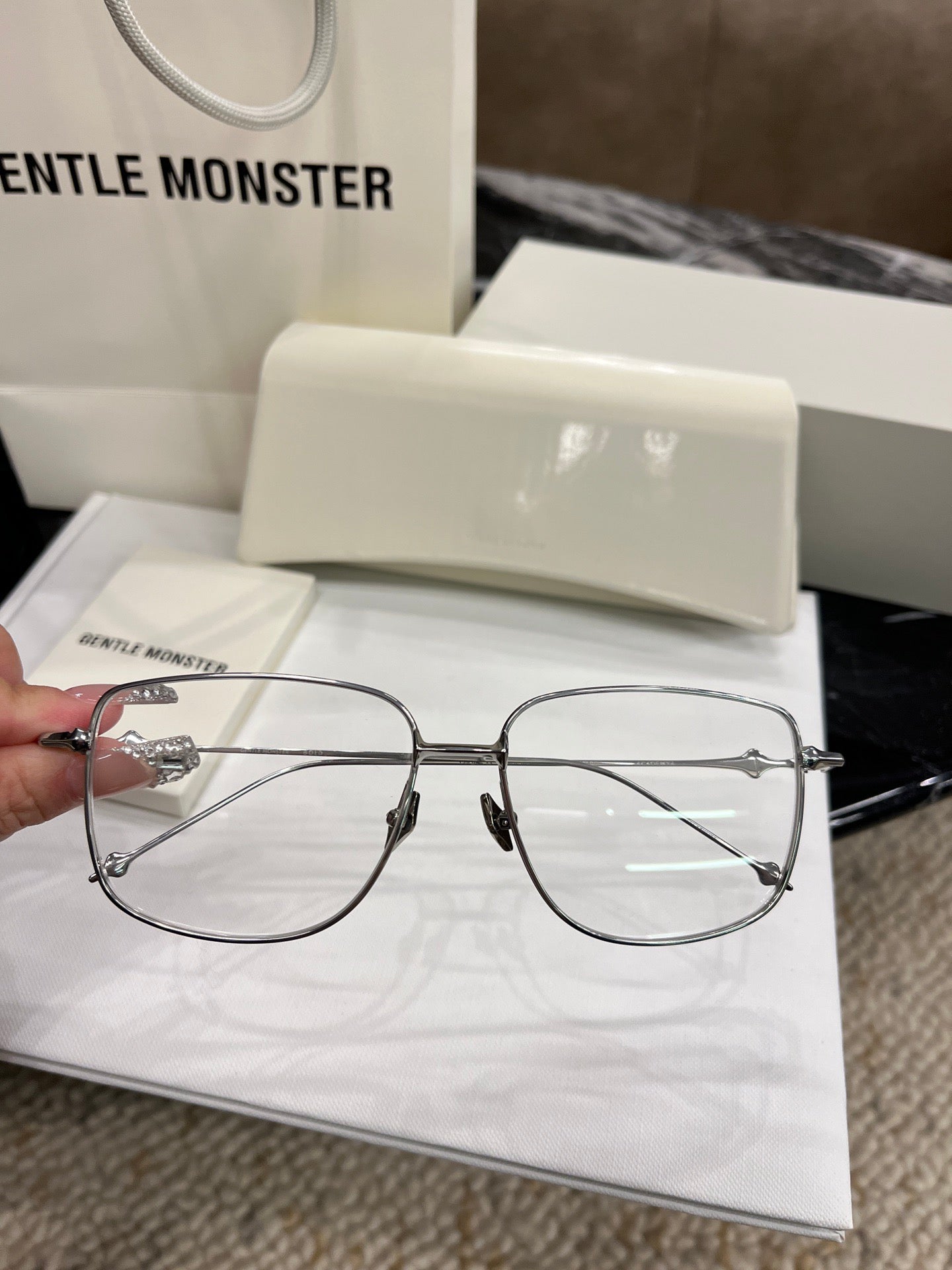 Gentle Monster ACADEMYA – Titanium Optical Eyeglasses (1:1 Mirror Quality)