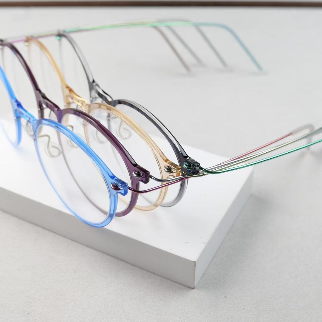 Lindberg Inspired 6541 – Lightweight Round Eyeglasses (1:1 Mirror Quality)