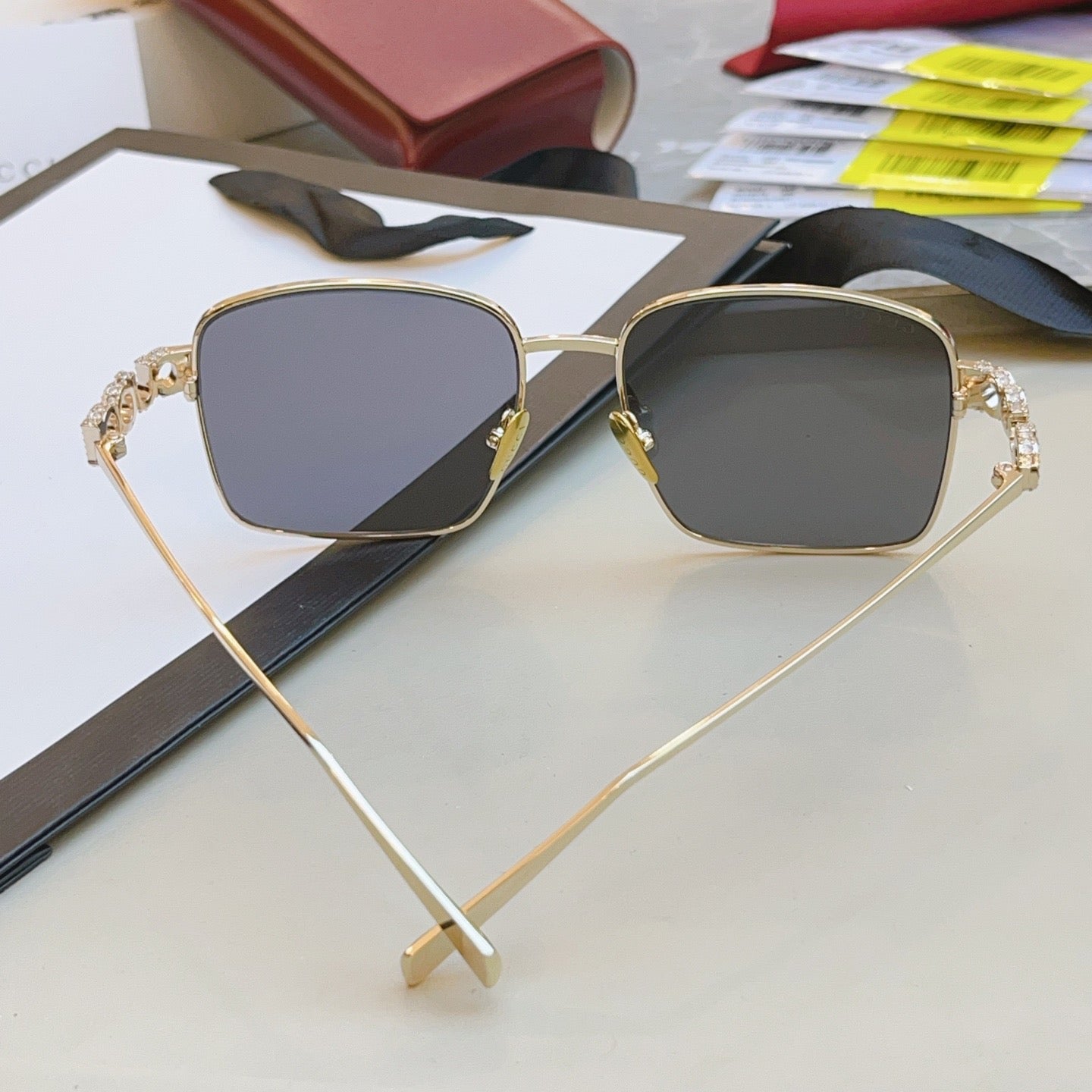 GG1937S Gucci Inspired Oversized Sunglasses – Square Metal Frame