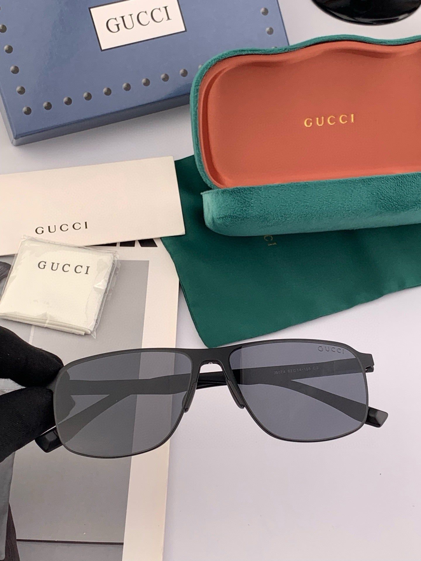 Gucci G4807 Aviator Polarized Sunglasses for Men (Inspired, 1:1 Mirror Quality)