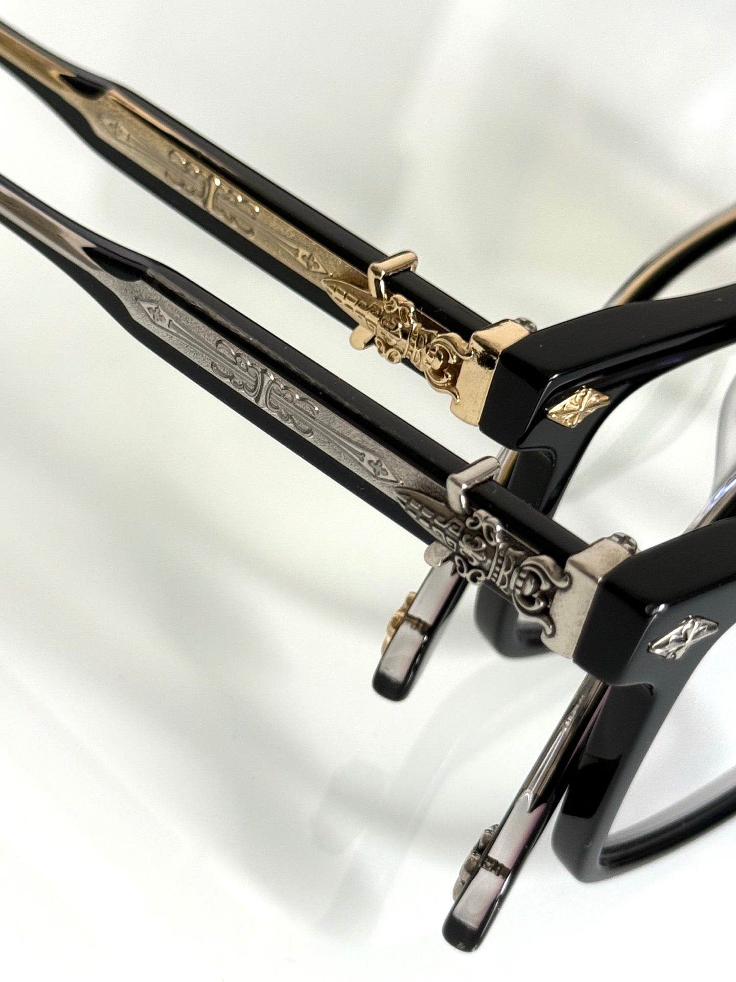 Inspired Chrome Hearts CH8299 – Gothic-Inspired Square Optical Eyeglasses (1:1 Mirror Quality)