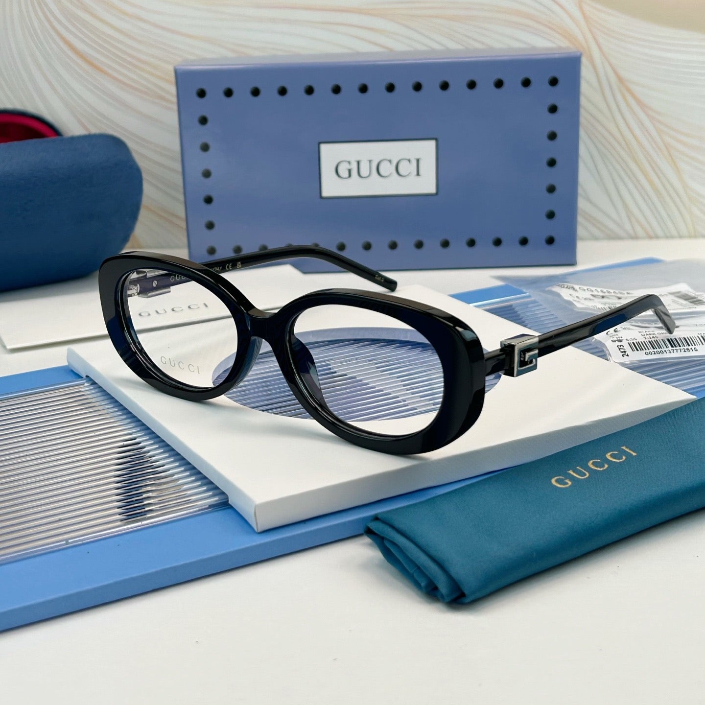 Inspired Gucci GG1684SA – Retro Oval Cat-Eye Eyeglasses