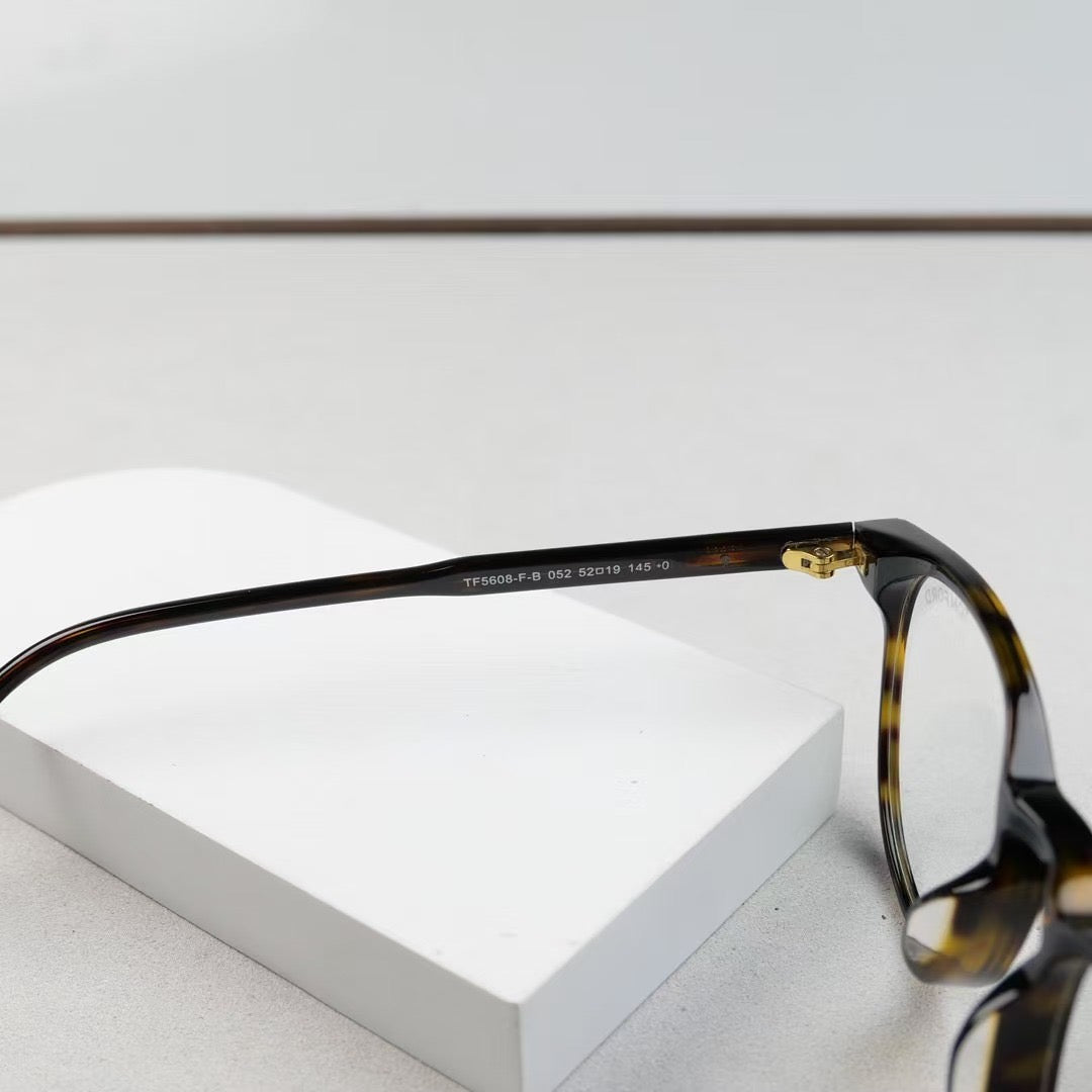 Tom Ford Inspired TF5608-F-B Eyeglasses | Designer Style Optical Frames