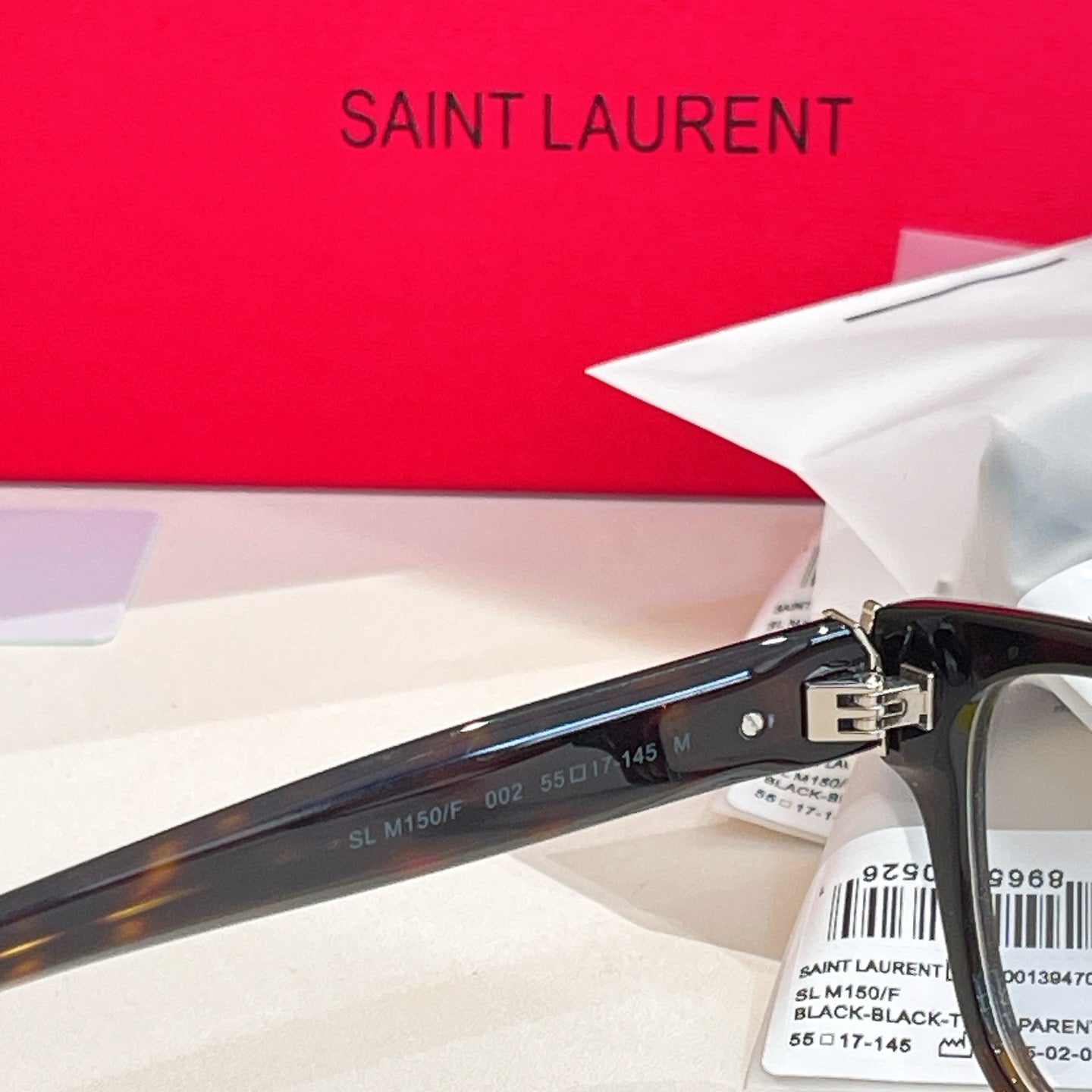 Inspired Saint Laurent SL M150/F – Bold Square Optical Eyeglasses (1:1 Mirror Quality)