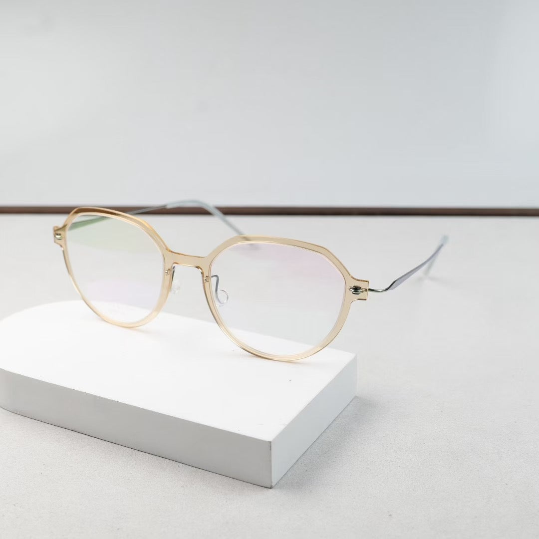Inspired Lindberg 6582 – Ultralight Round Titanium Eyeglasses (1:1 Mirror Quality)