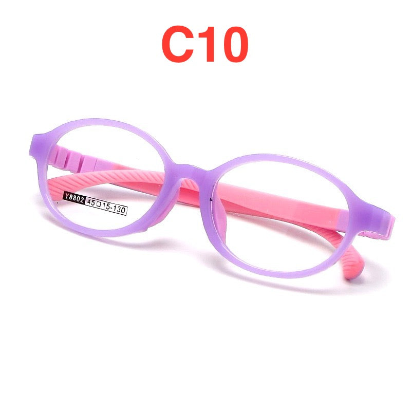 Kids Lightweight Eyeglass Frame – Model T8802 (Ages 6–12)