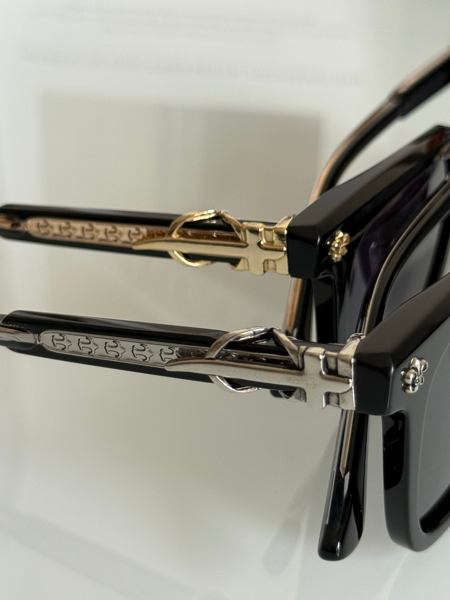 Inspired Chrome Hearts CH8127 – Thick Acetate Square Sunglasses (1:1 Mirror Quality)