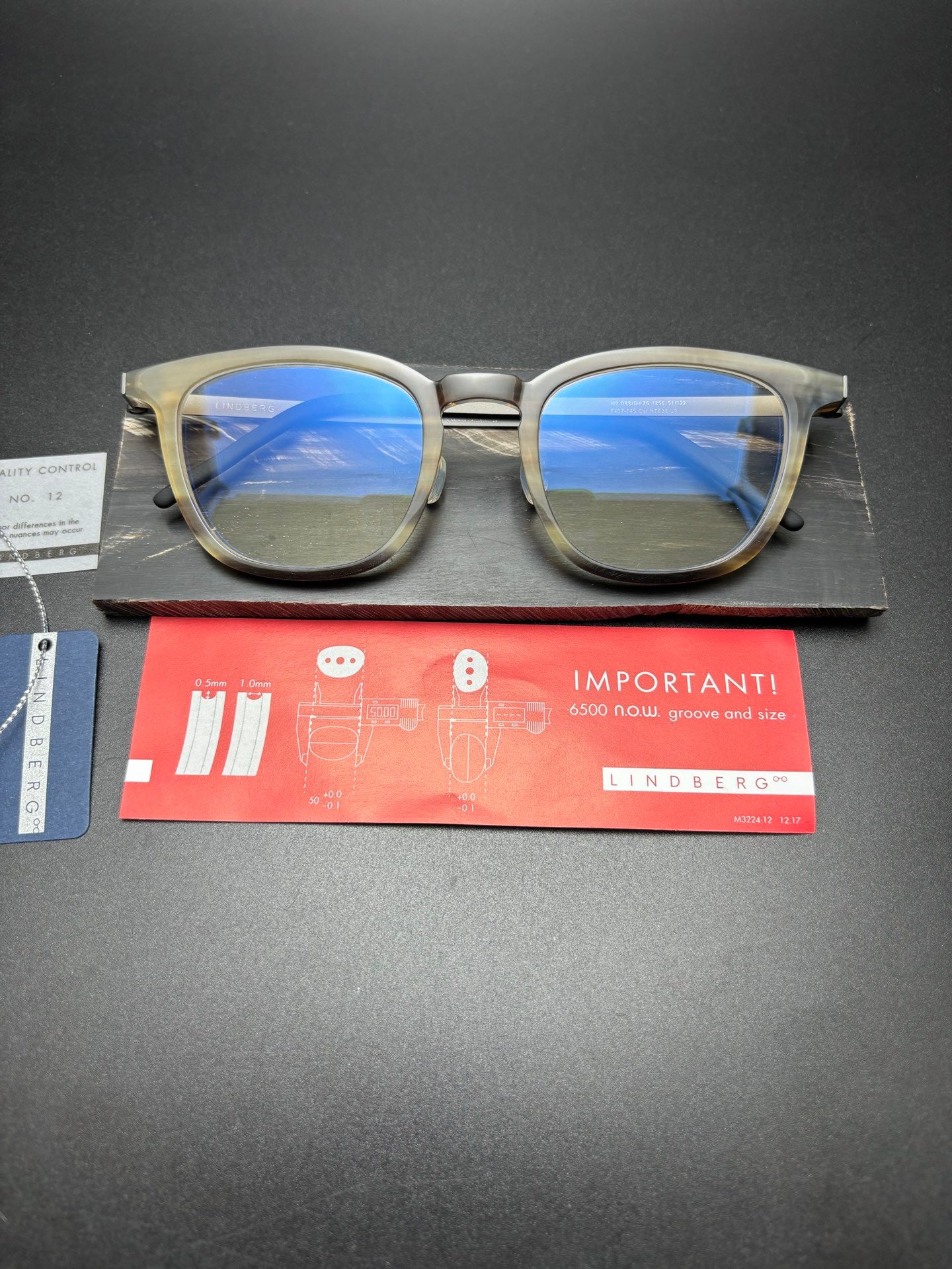 Inspired Lindberg 1856 Horn Limited – Square Buffalo Horn Eyeglasses (1:1 Mirror Quality)