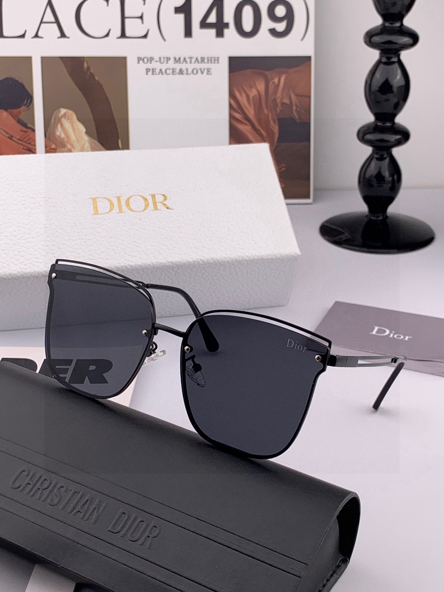 Inspired Dior CD1150 – Classic Square Polarized Sunglasses (1:1 Mirror Quality)