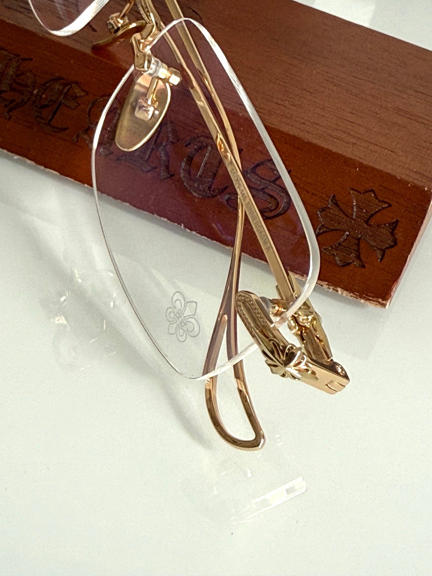 Inspired Chrome Hearts SINNERGASM – Rimless Luxury Eyeglasses (1:1 Mirror Quality)