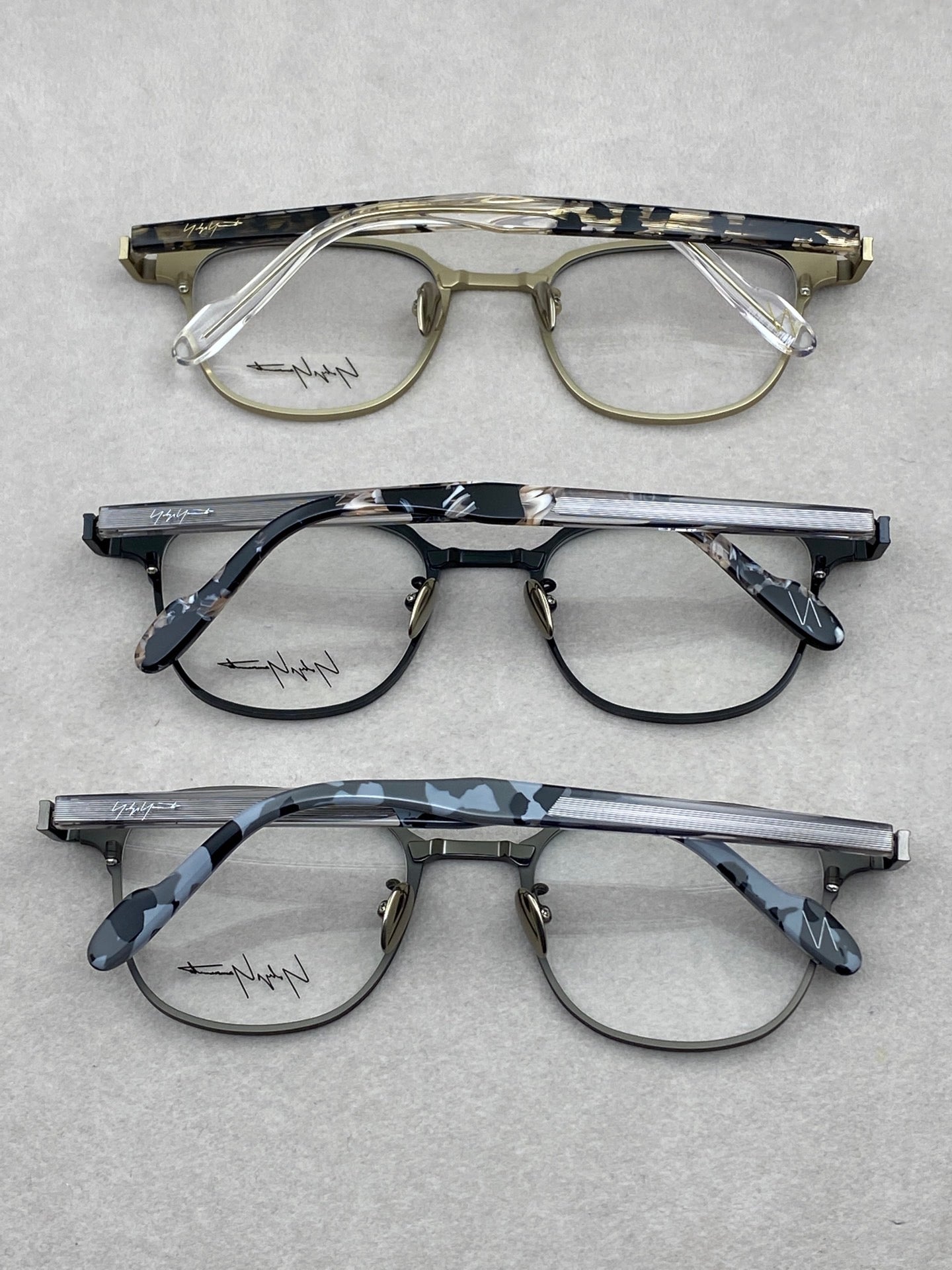 19-0073 Titanium Eyeglasses -Inspired Yohji Yamamoto