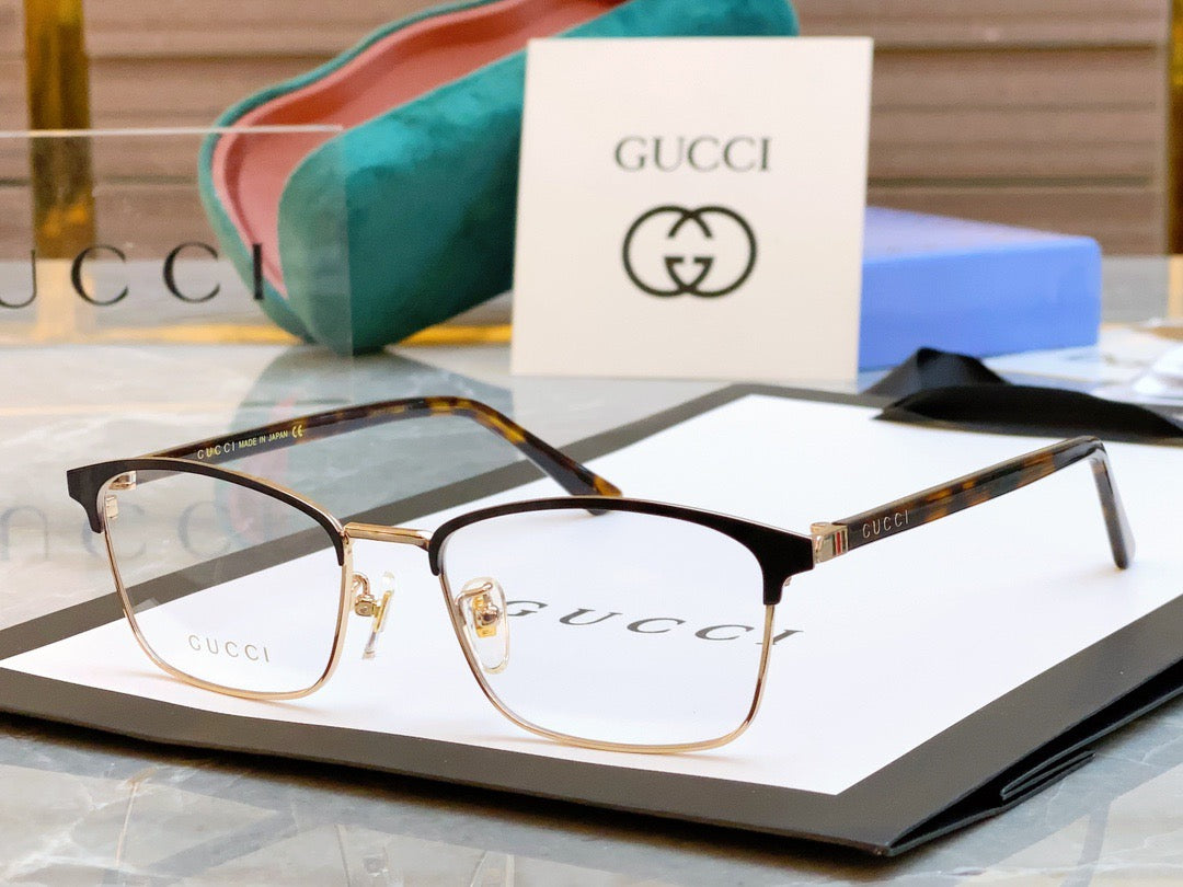 Gucci Inspired GG1475OJ Optical Glasses – Rectangular Metal Frame