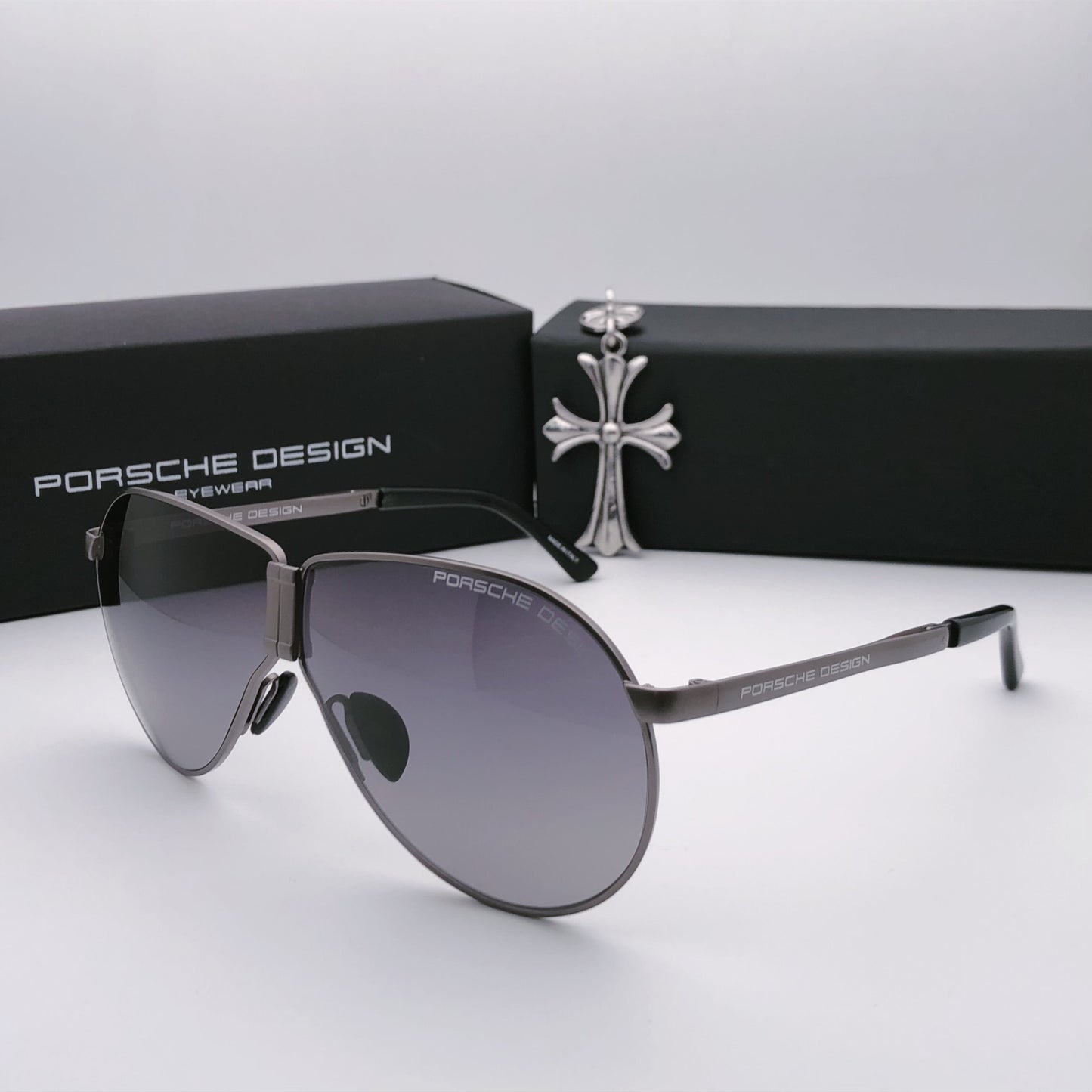 Inspired Porsche Design P’8480 – Foldable Aviator Sunglasses (1:1 Mirror Quality)