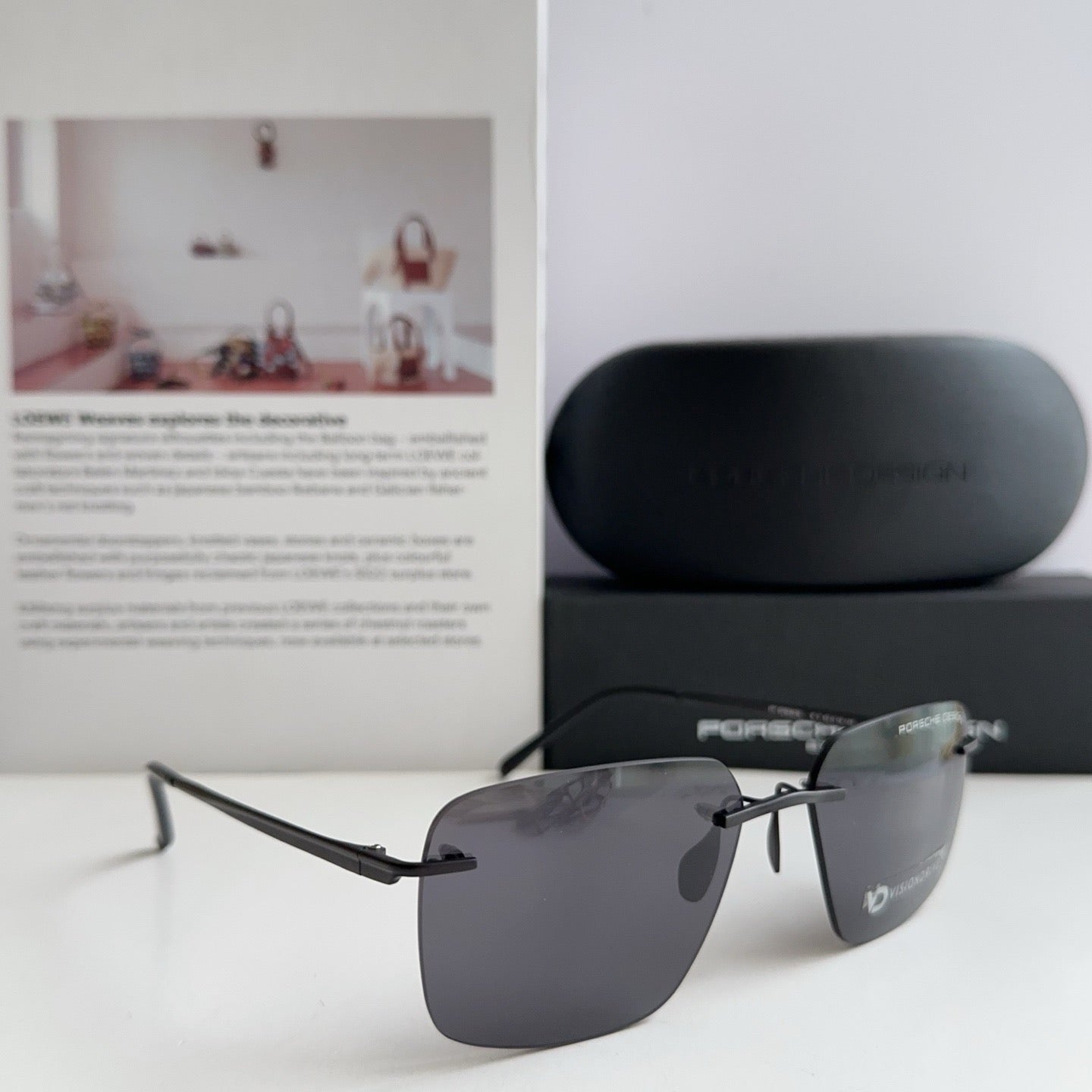 Inspired Porsche Design P’8923 – Rimless Titanium Sunglasses (1:1 Mirror Quality)