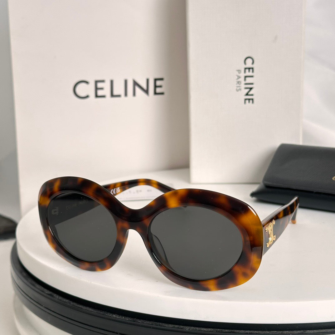 Inspired CELINE CL40292 – Oversized Round Sunglasses (1:1 Mirror Quality)
