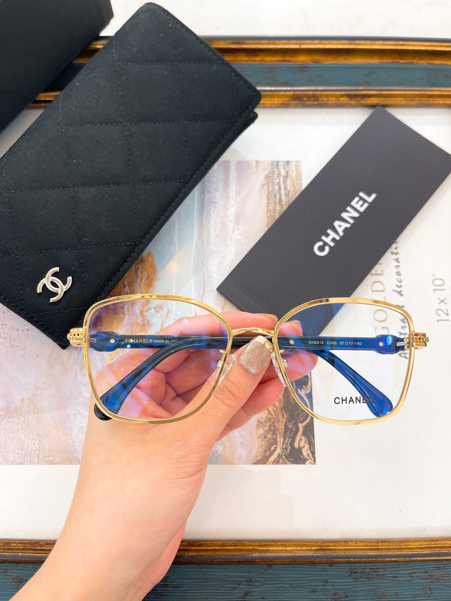 Inspired Chanel CH2212 – Oversized Square Eyeglasses (1:1 Mirror Quality)