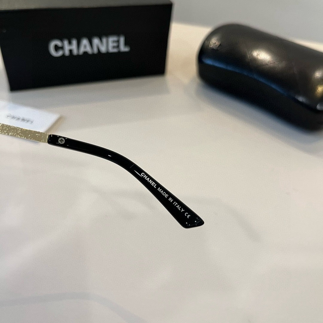 Inspired Chanel 68071 – Rimless Pink Sunglasses with Logo Temples (1:1 Mirror Quality)