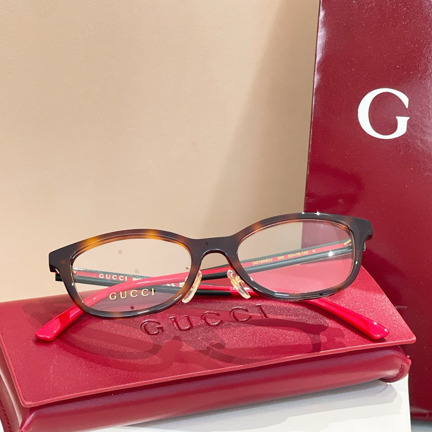 GG1903OJ -Gucci Inspired Optical Glasses – Cat-Eye Acetate Frame