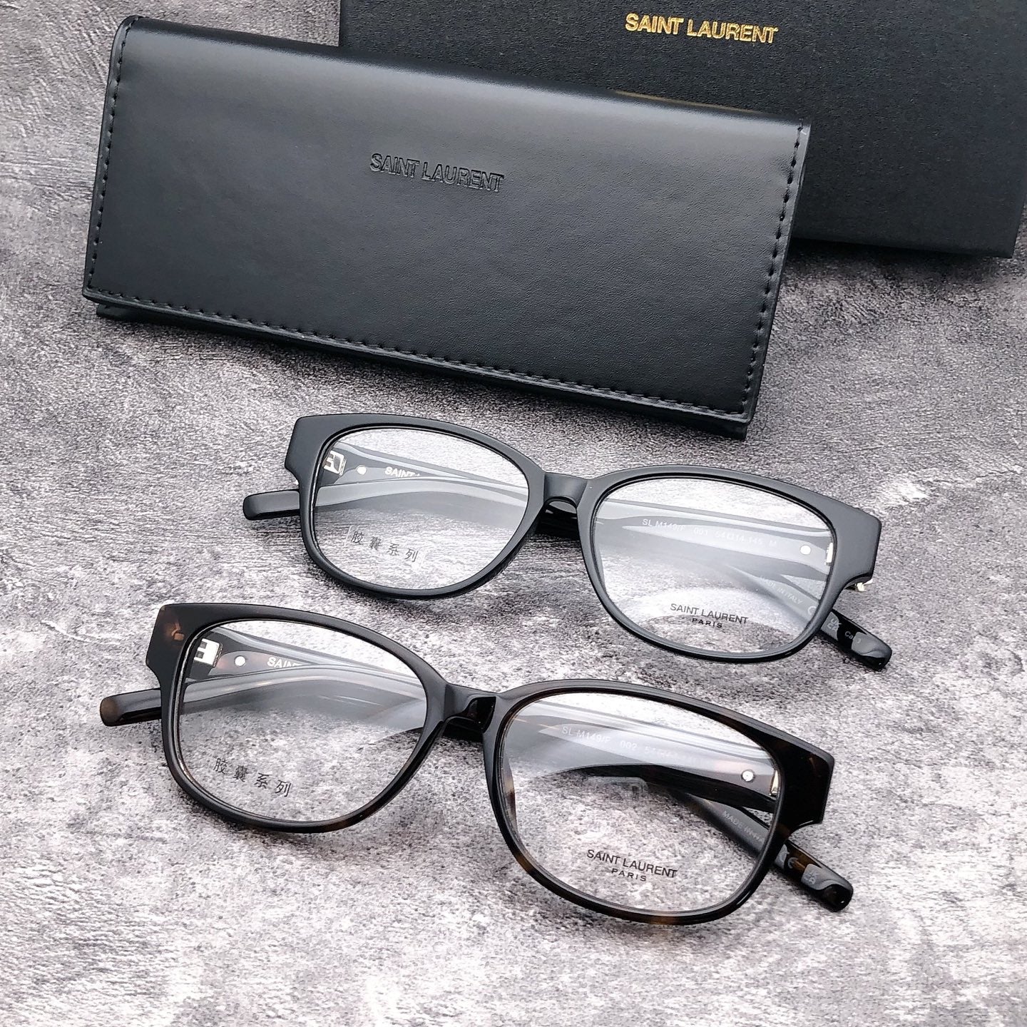 Inspired Saint Laurent SLM149/F – Classic Rectangular Eyeglasses (1:1 Mirror Quality)