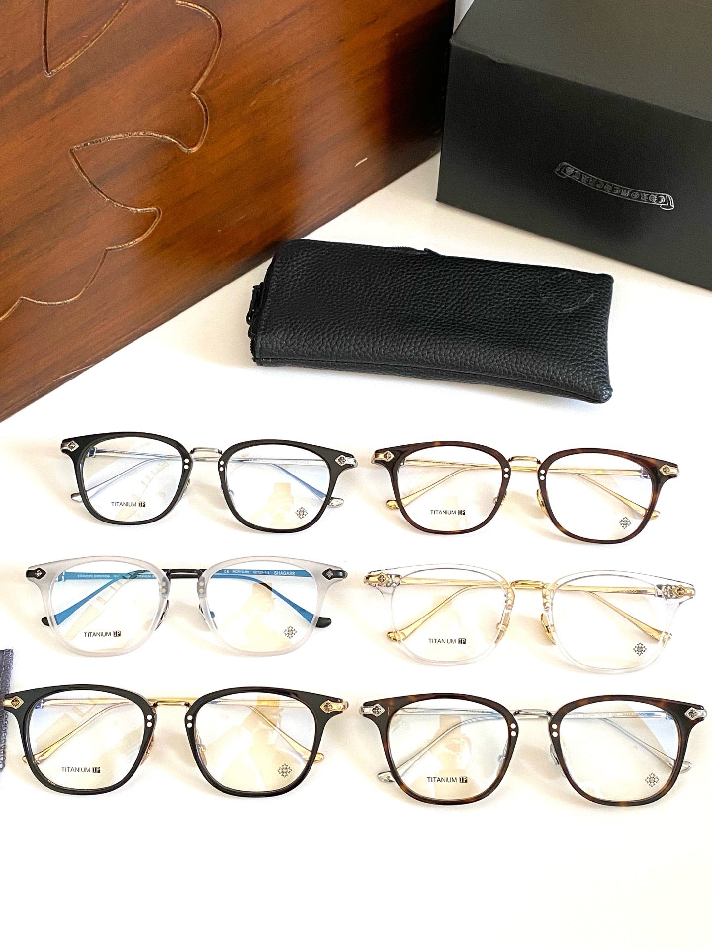 Chrome Hearts SHAGASS – Premium Pure Titanium Optical Eyeglasses (1:1 Mirror Quality)
