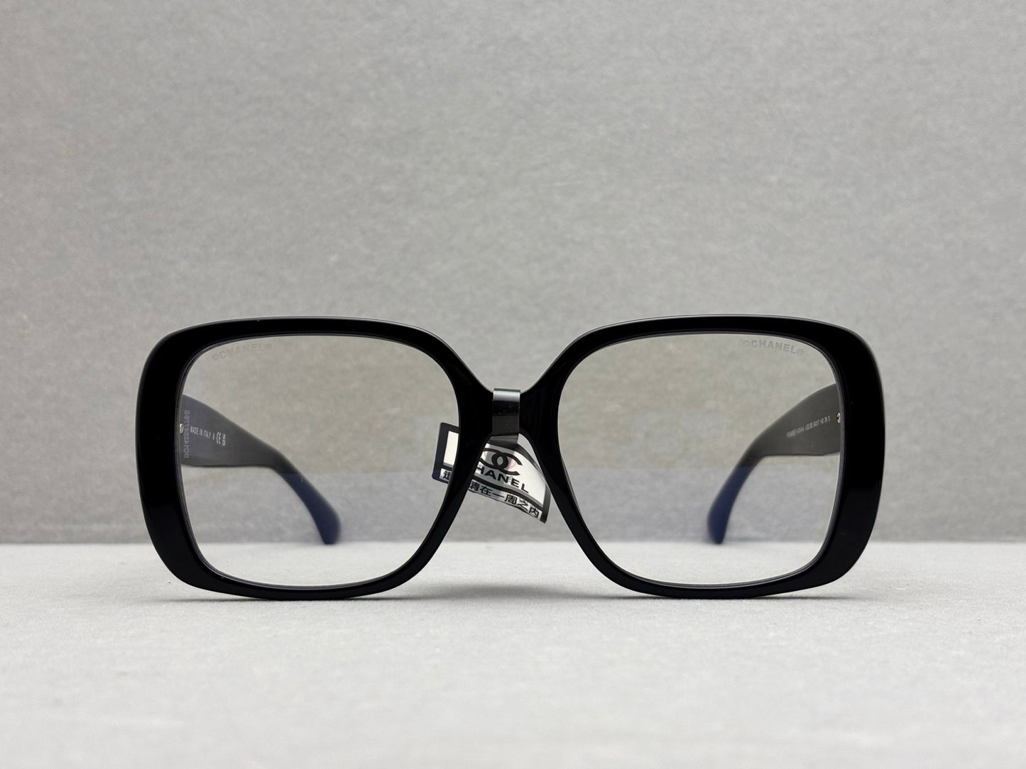 Inspired Chanel CH3479-S-A – Oversized Square Eyeglasses with Gold Detailing (1:1 Mirror Quality)