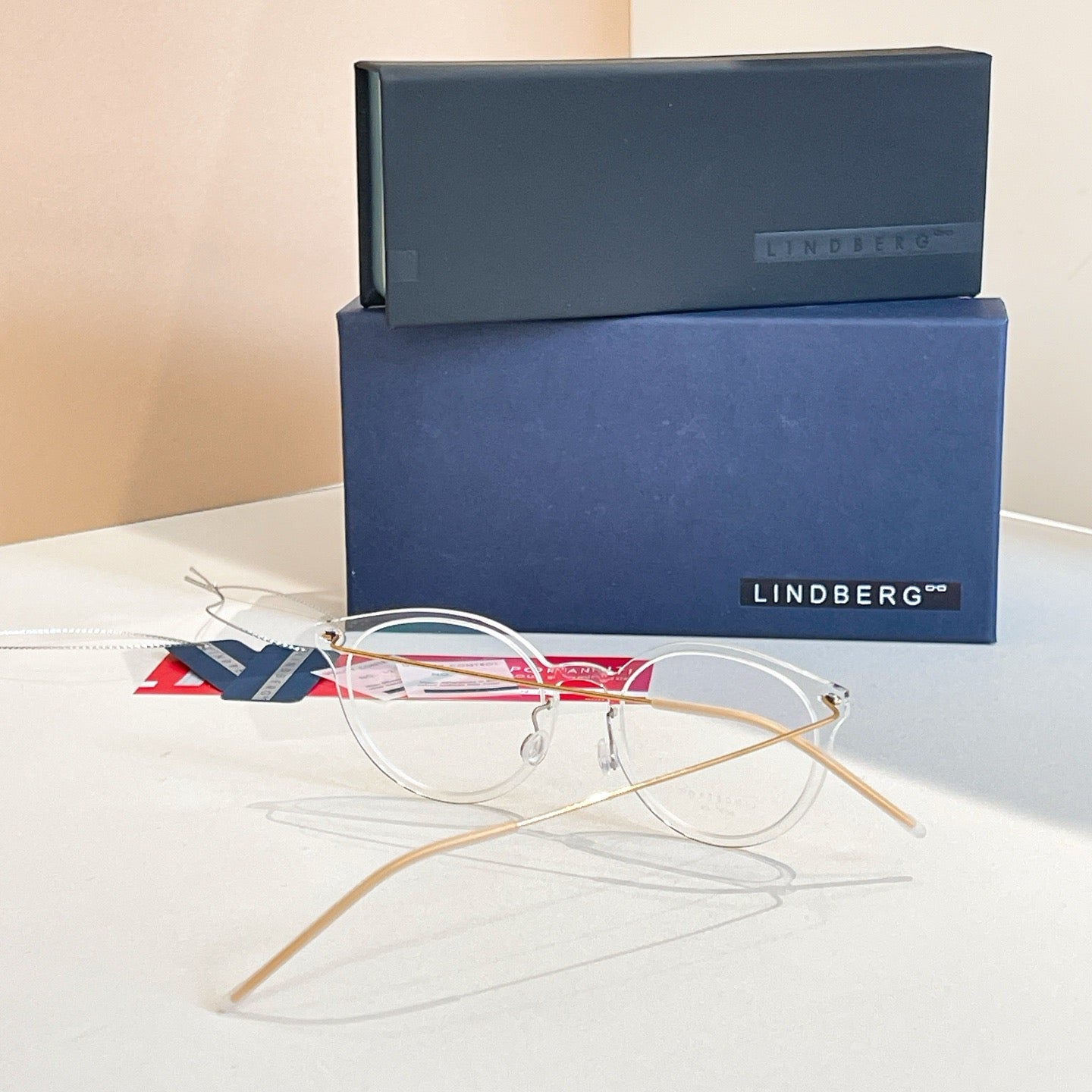 Inspired Lindberg 6600 – Round Clear Titanium Eyeglasses (1:1 Mirror Quality)