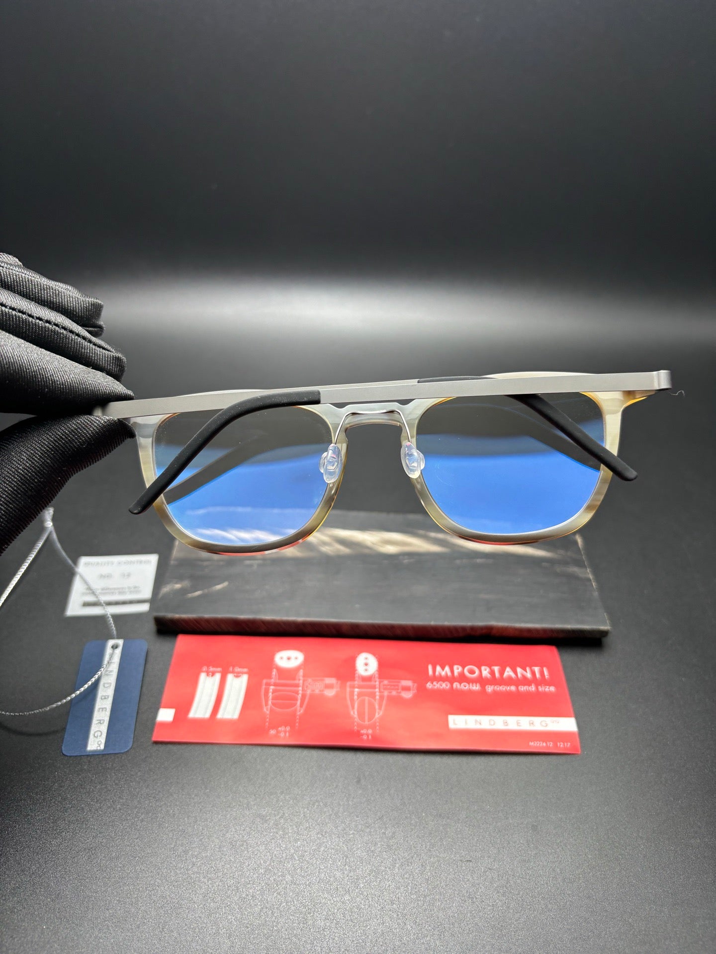 Inspired Lindberg 1856 Horn Limited – Square Buffalo Horn Eyeglasses (1:1 Mirror Quality)