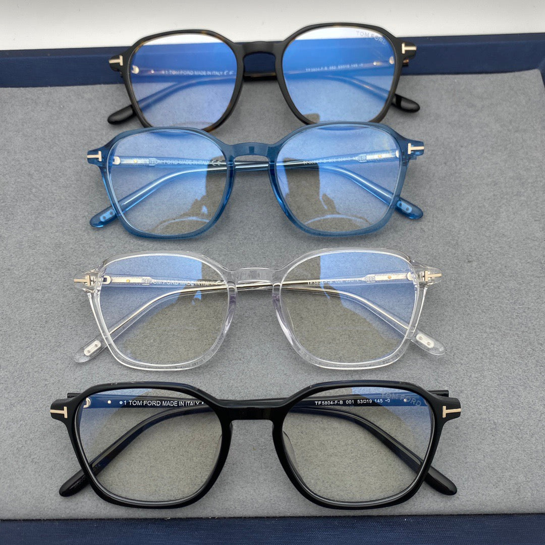 Tom Ford Inspired TF5804-F-B Eyeglasses | Designer Style Optical Frames