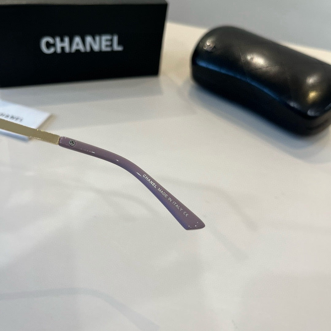 Inspired Chanel 68071 – Rimless Pink Sunglasses with Logo Temples (1:1 Mirror Quality)