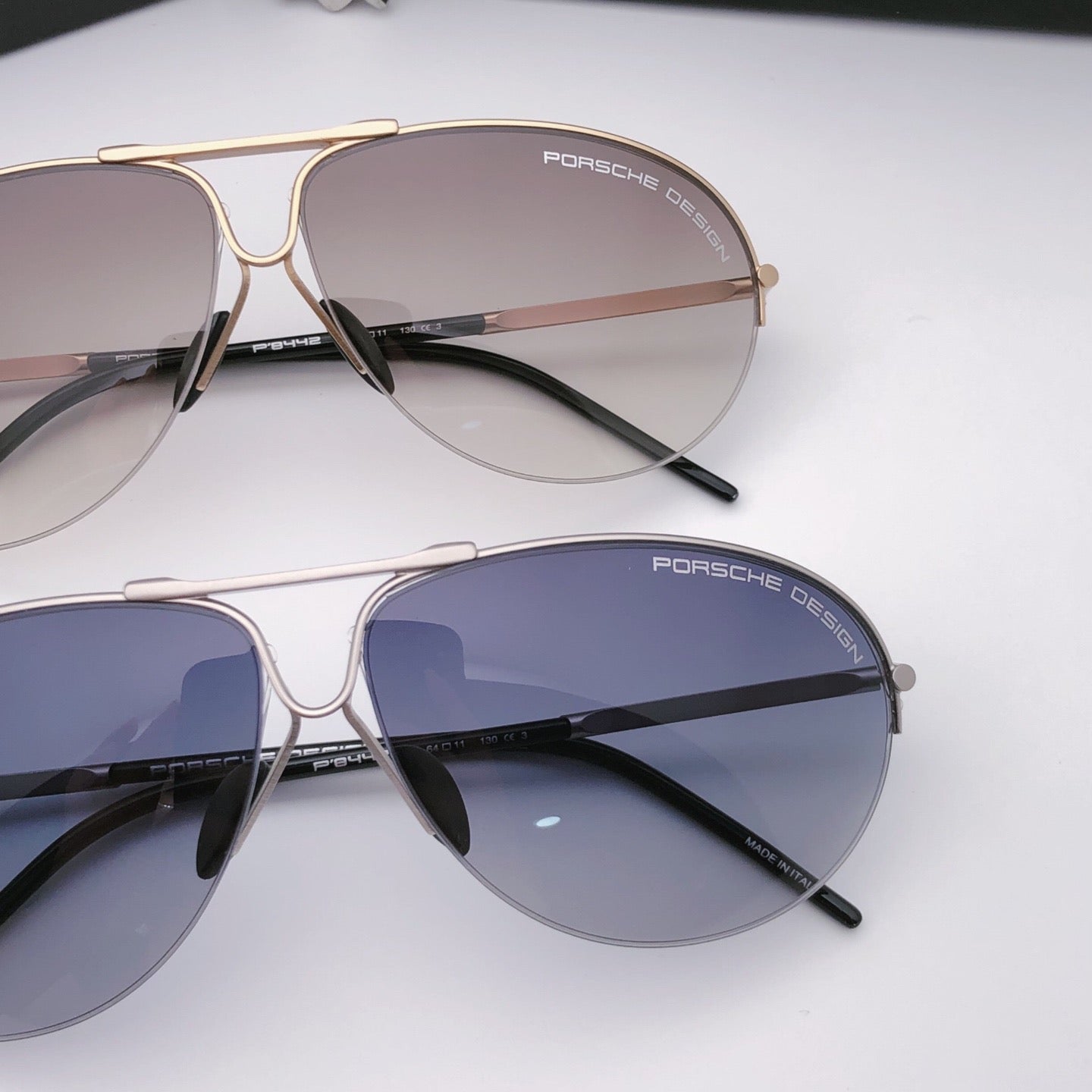 Inspired Porsche Design P’8442 – Gradient Aviator Sunglasses (1:1 Mirror Quality)