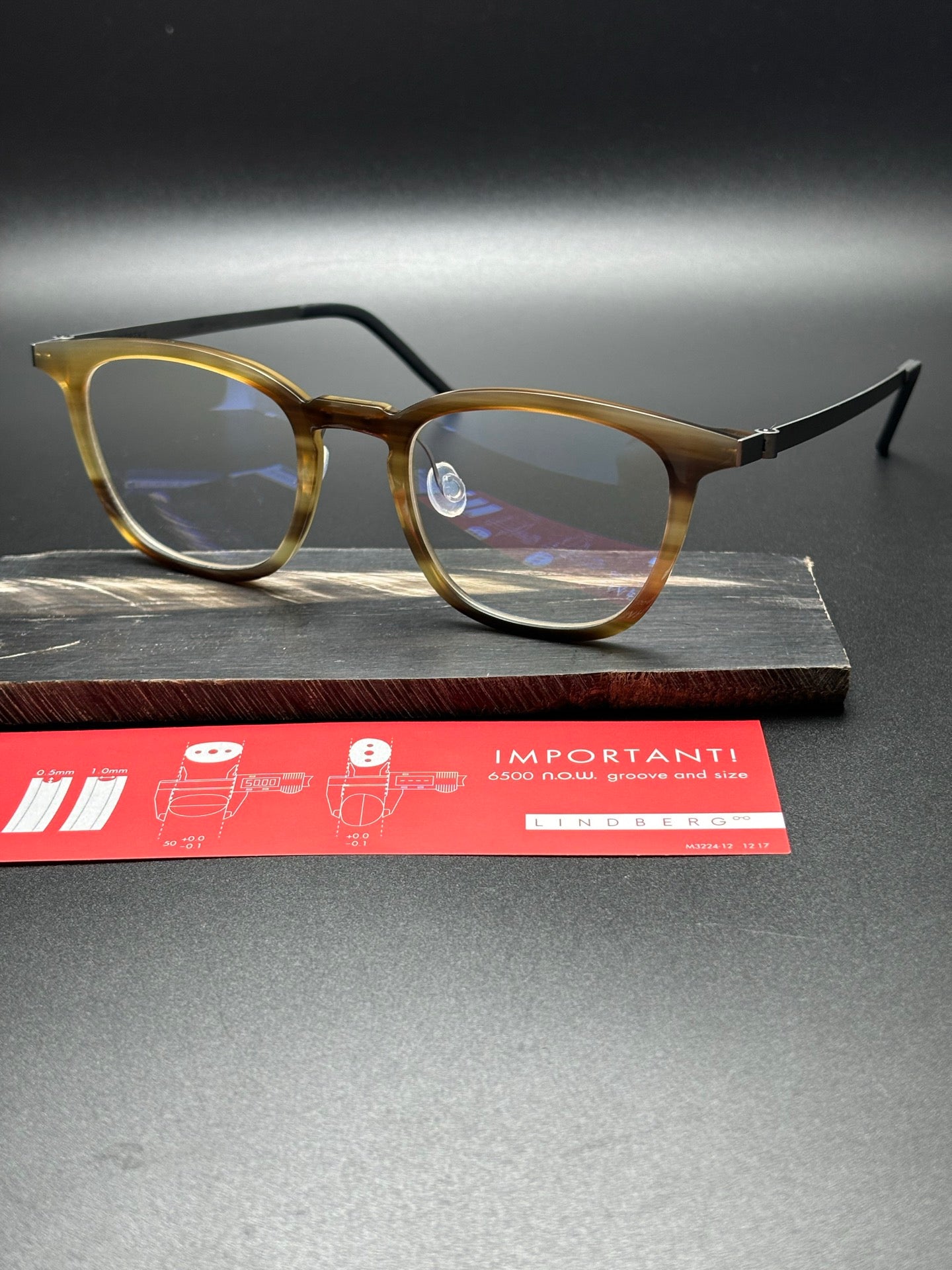 Inspired Lindberg Horn Unique – Buffalo Titanium Eyeglasses (1:1 Mirror Quality)