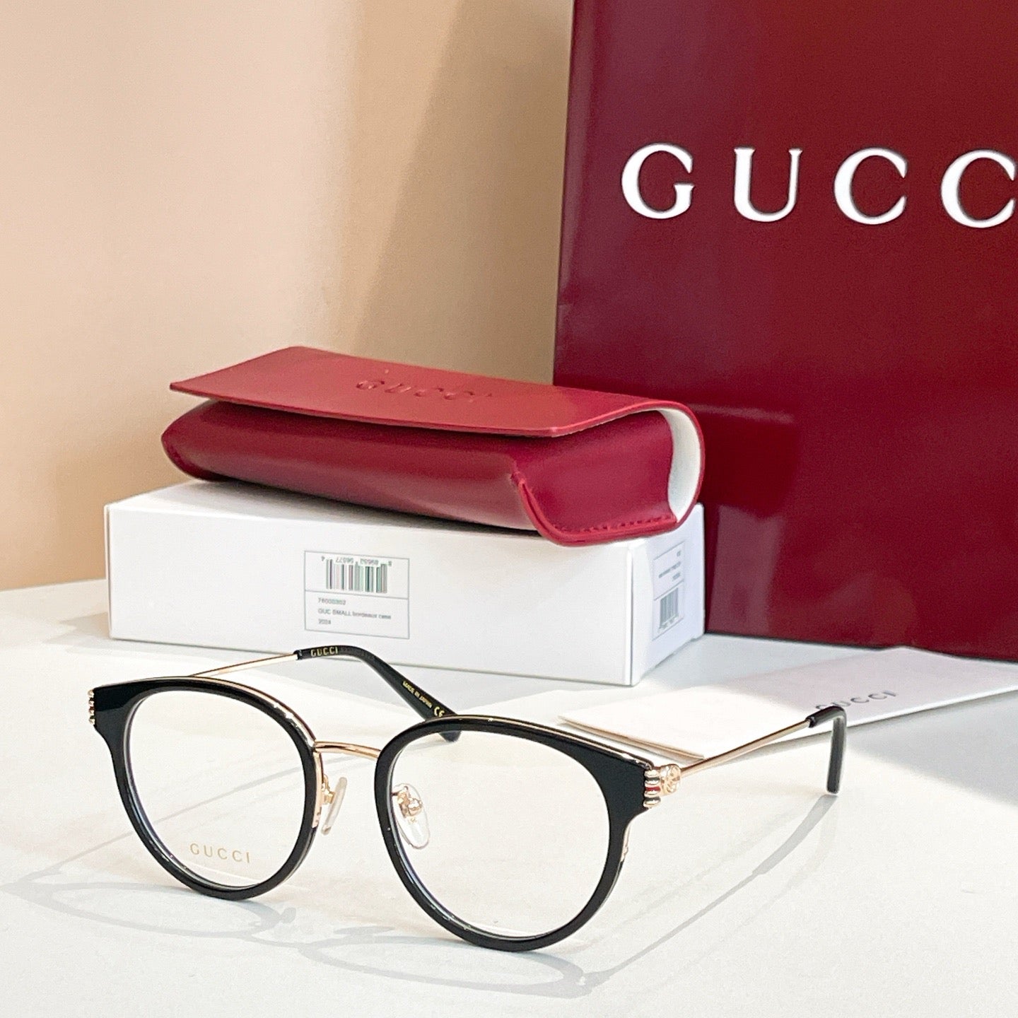 GG1885OA Inspired Cat-Eye Optical Glasses – Premium Acetate & Metal Frame