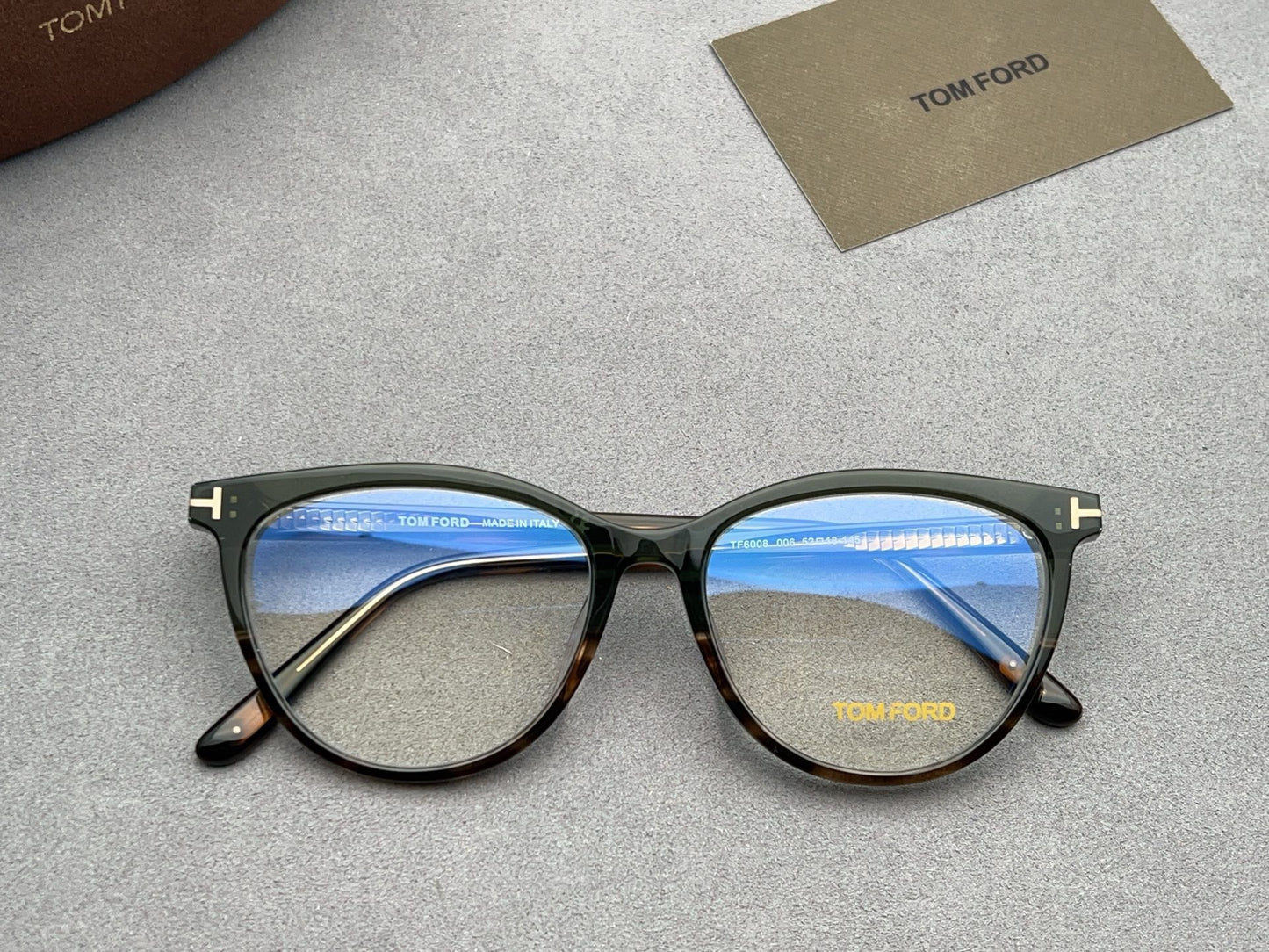 Tom Ford Inspired TF6008 Eyeglasses | Designer Style Optical Frames