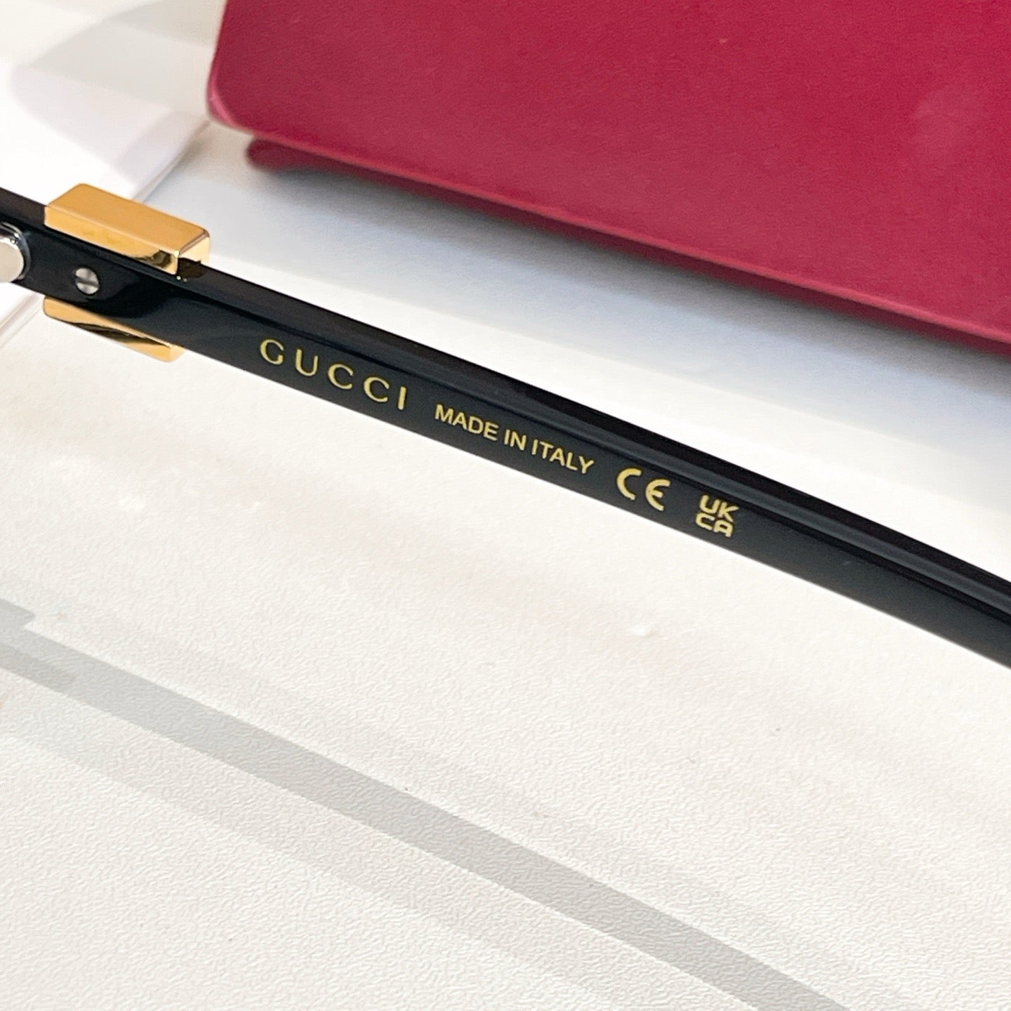 nspired Gucci GG1685OK – Rectangular Acetate Eyeglasses with Crystal Logo