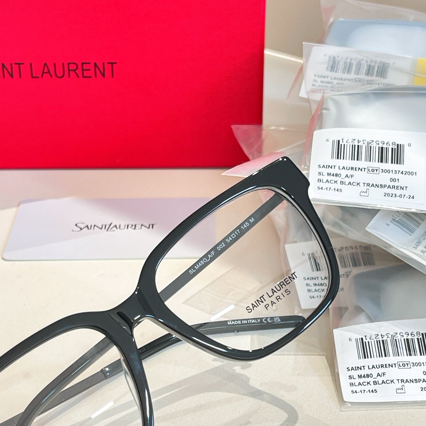 Inspired Saint Laurent SL M480-A/F – Refined Square Optical Eyeglasses (1:1 Mirror Quality)
