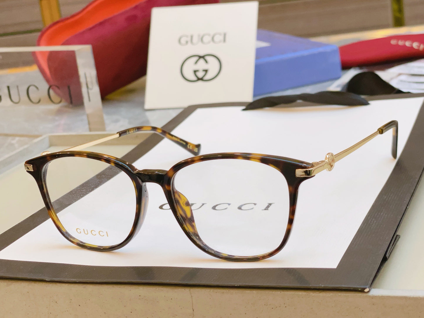 Inspired Gucci GG1745OA Oversized Square Optical Eyeglasses (1:1 Mirror Quality)