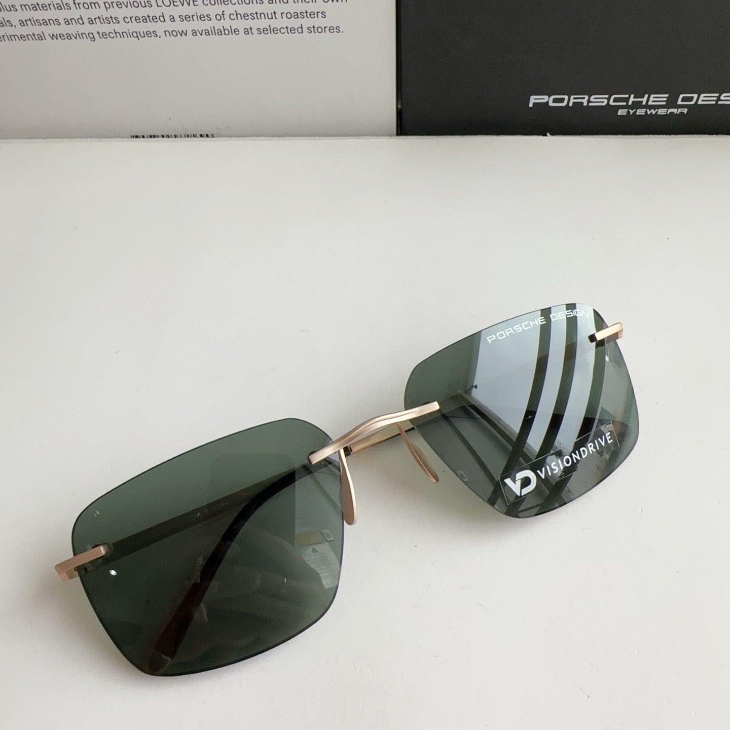 Inspired Porsche Design P’8923 – Rimless Titanium Sunglasses (1:1 Mirror Quality)