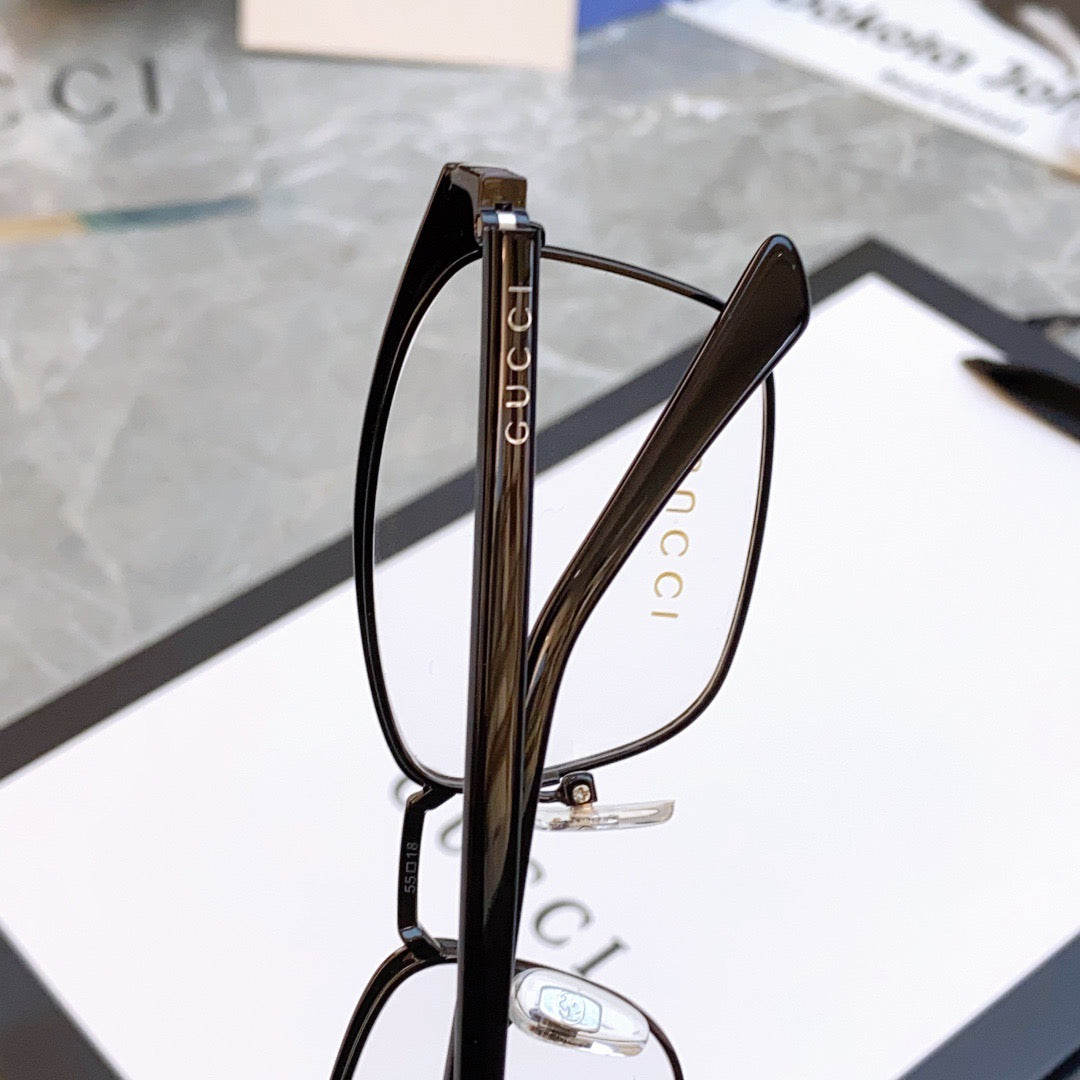 Gucci Inspired GG1475OJ Optical Glasses – Rectangular Metal Frame