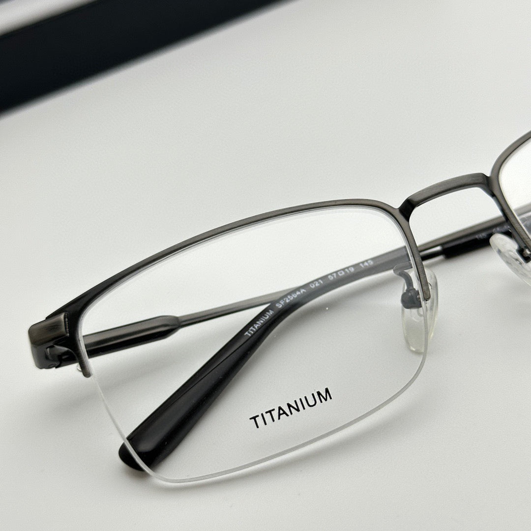 Salvatore Ferragamo SF2564A Titanium Semi-Rim Optical Eyeglasses (Inspired, 1:1 Mirror Quality)