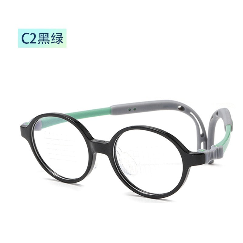 Children’s Flexible Silicone Kids Myopia Control Glasses Frame – Model T101 (Ages 4–6)