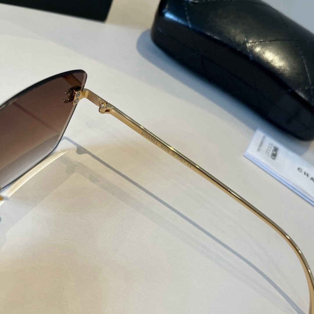 Inspired Chanel 6B073 – Rimless Gradient Square Sunglasses (1:1 Mirror Quality)