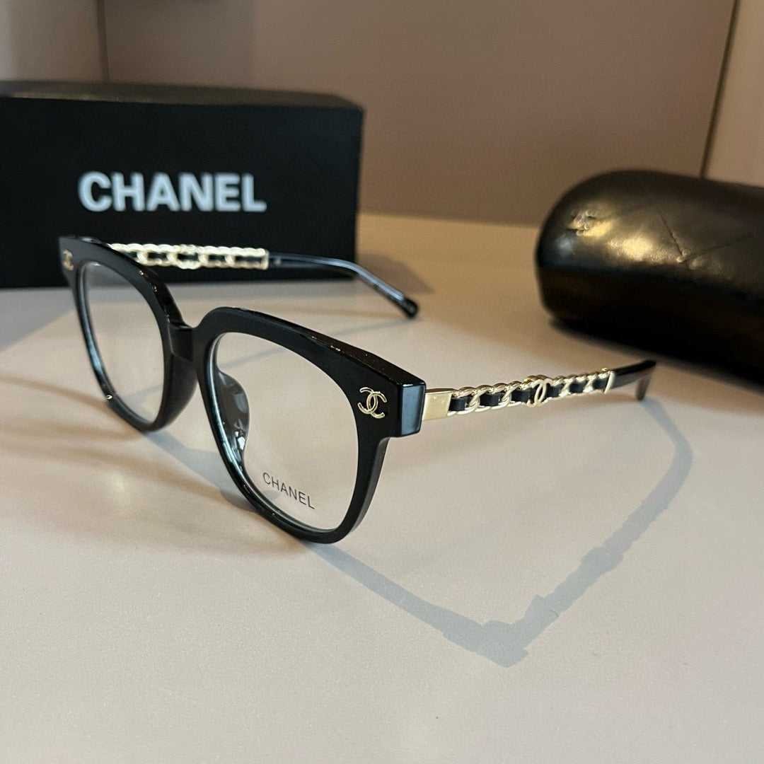 Inspired Chanel 2811 – Square Optical Eyeglasses with Chain Detail (1:1 Mirror Quality)