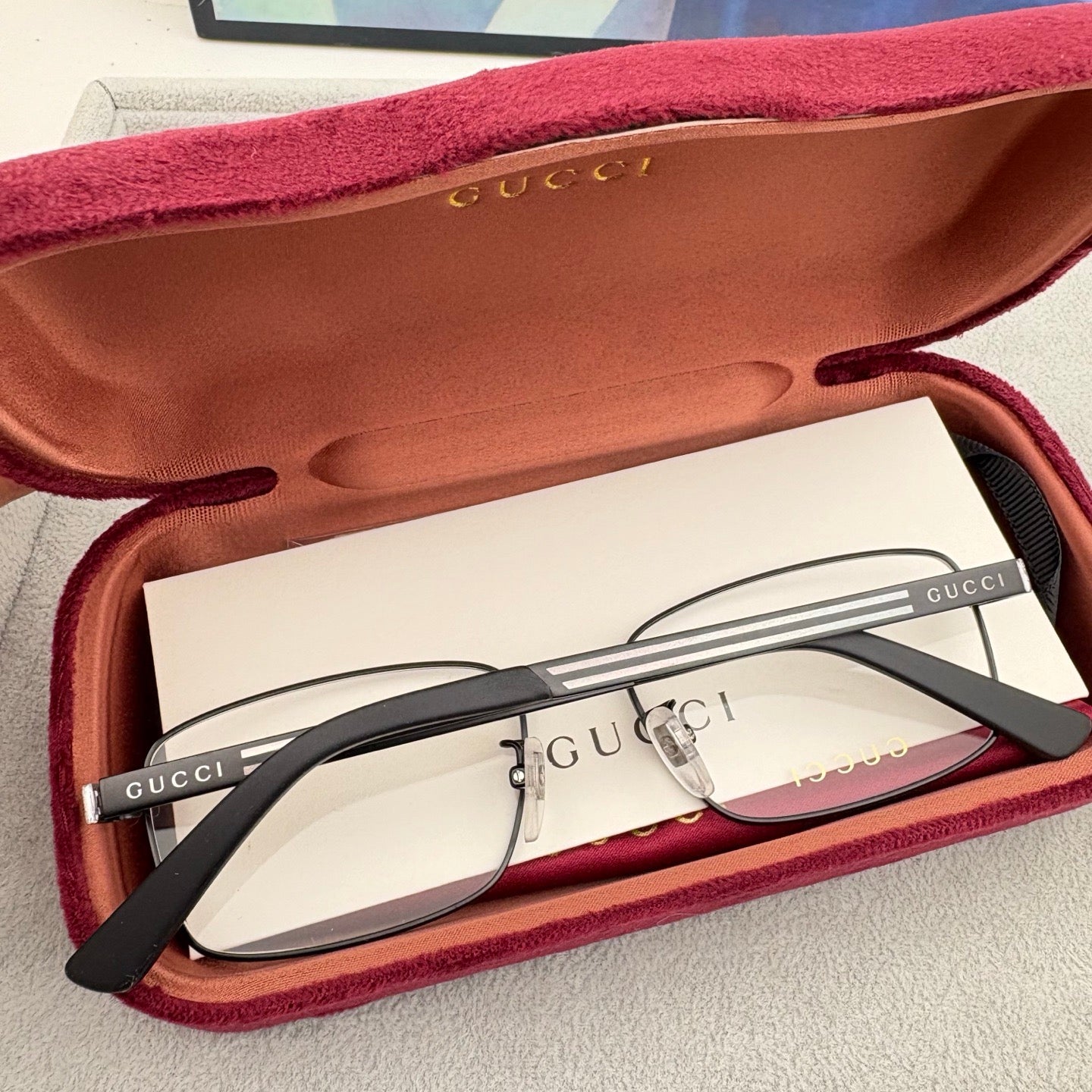 GG0693O -Gucci Inspired Optical Glasses – Men’s Business Metal Frame