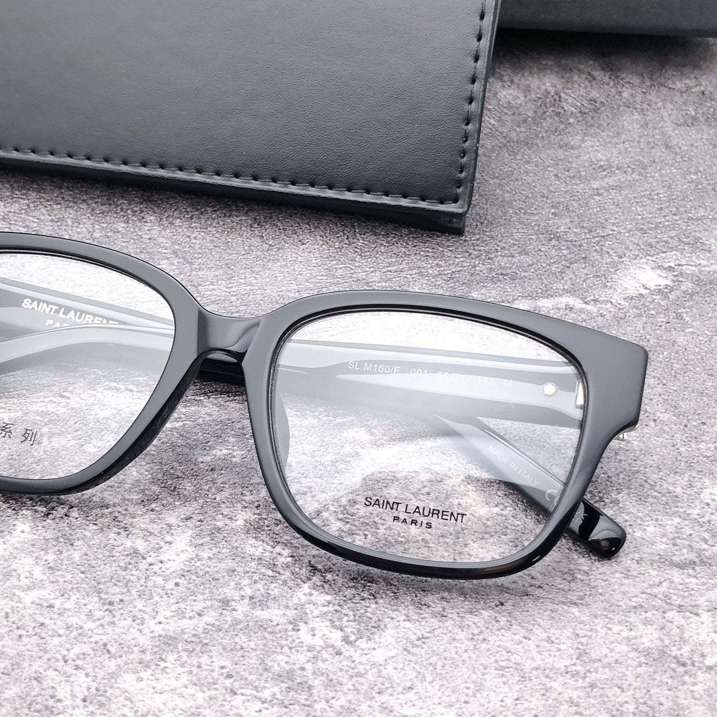Inspired Saint Laurent SLM150/F – Bold Rectangular Eyeglasses (1:1 Mirror Quality)