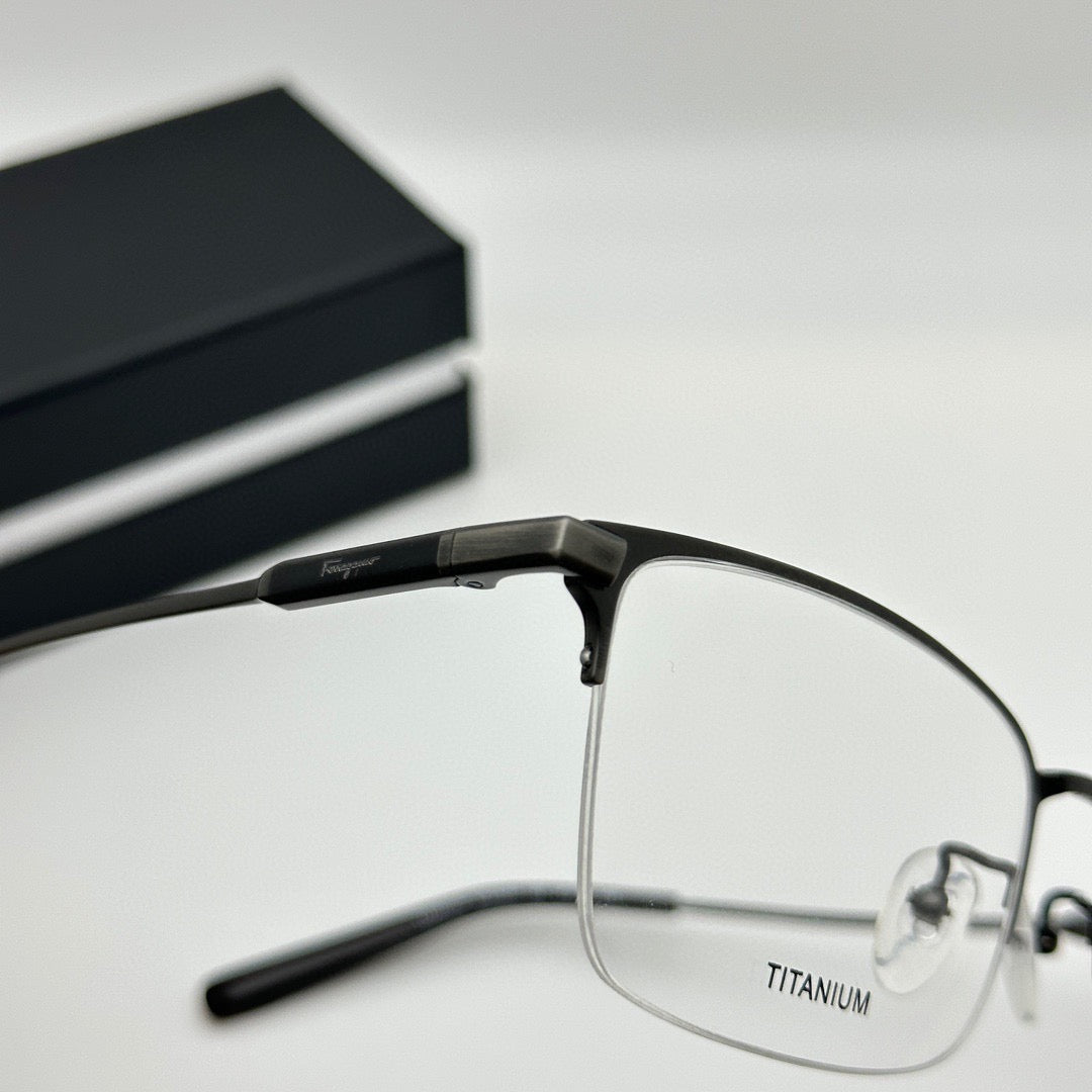 Salvatore Ferragamo SF2564A Titanium Semi-Rim Optical Eyeglasses (Inspired, 1:1 Mirror Quality)