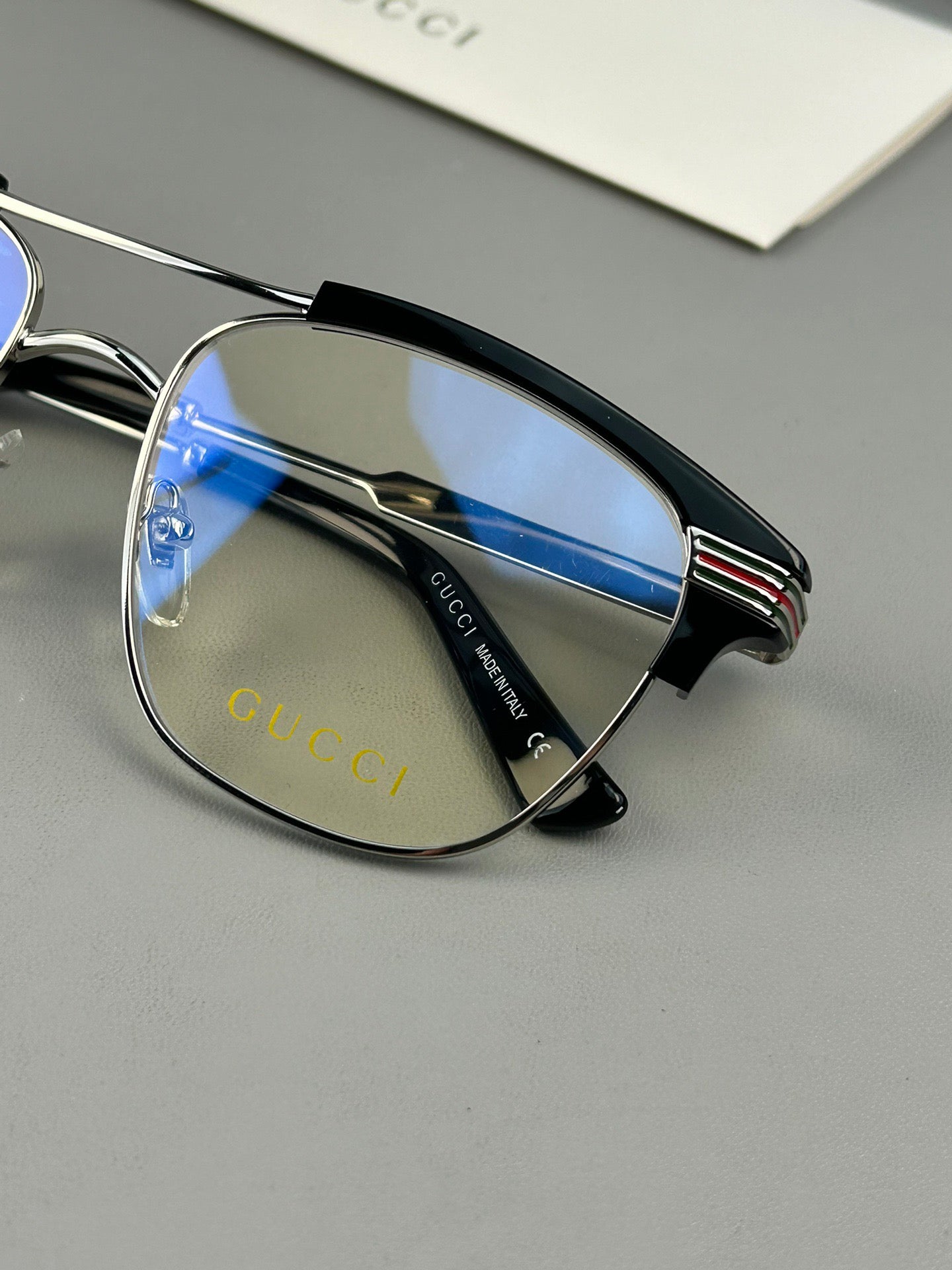 Inspired Gucci GG0241O Optical Eyeglasses – Classic Square Frame (1:1 mirror quality)