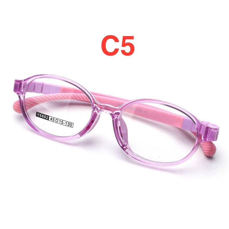Kids Lightweight Eyeglass Frame – Model T8802 (Ages 6–12)