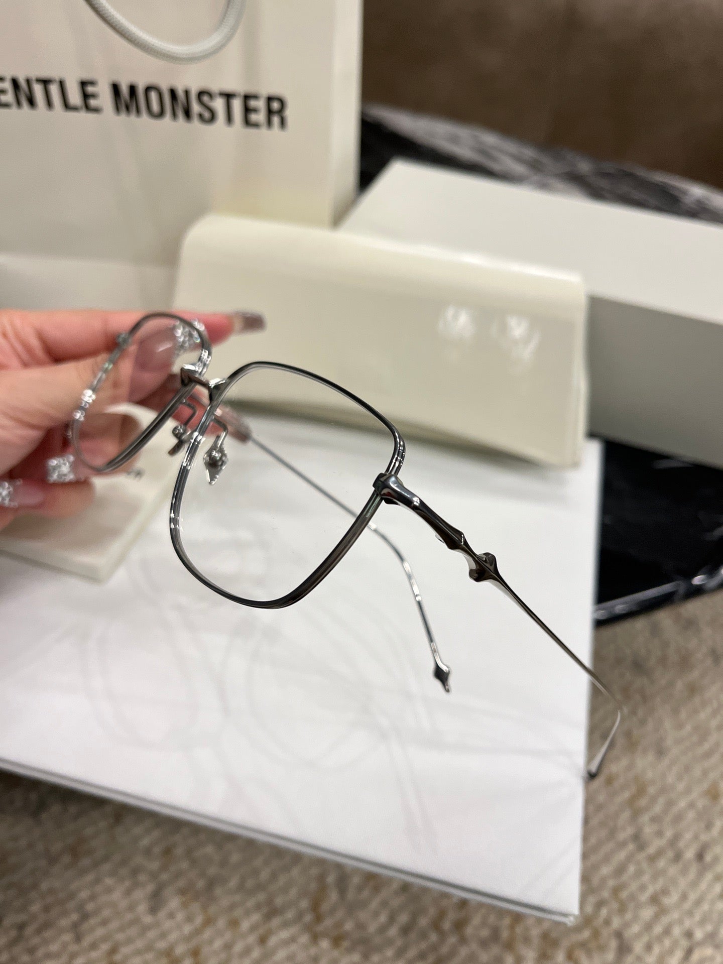 Gentle Monster ACADEMYA – Titanium Optical Eyeglasses (1:1 Mirror Quality)