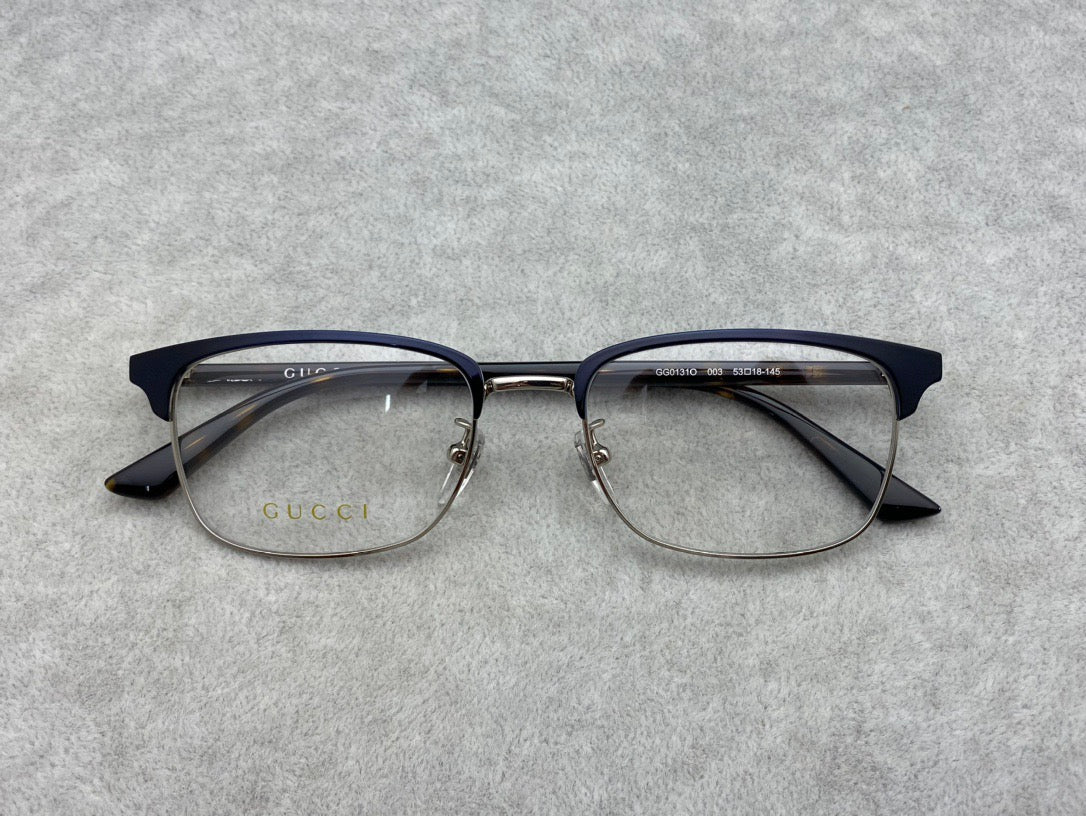 Inspired Gucci GG0131O Optical Eyeglasses – Rectangular Frame (1:1 Mirror Quality)